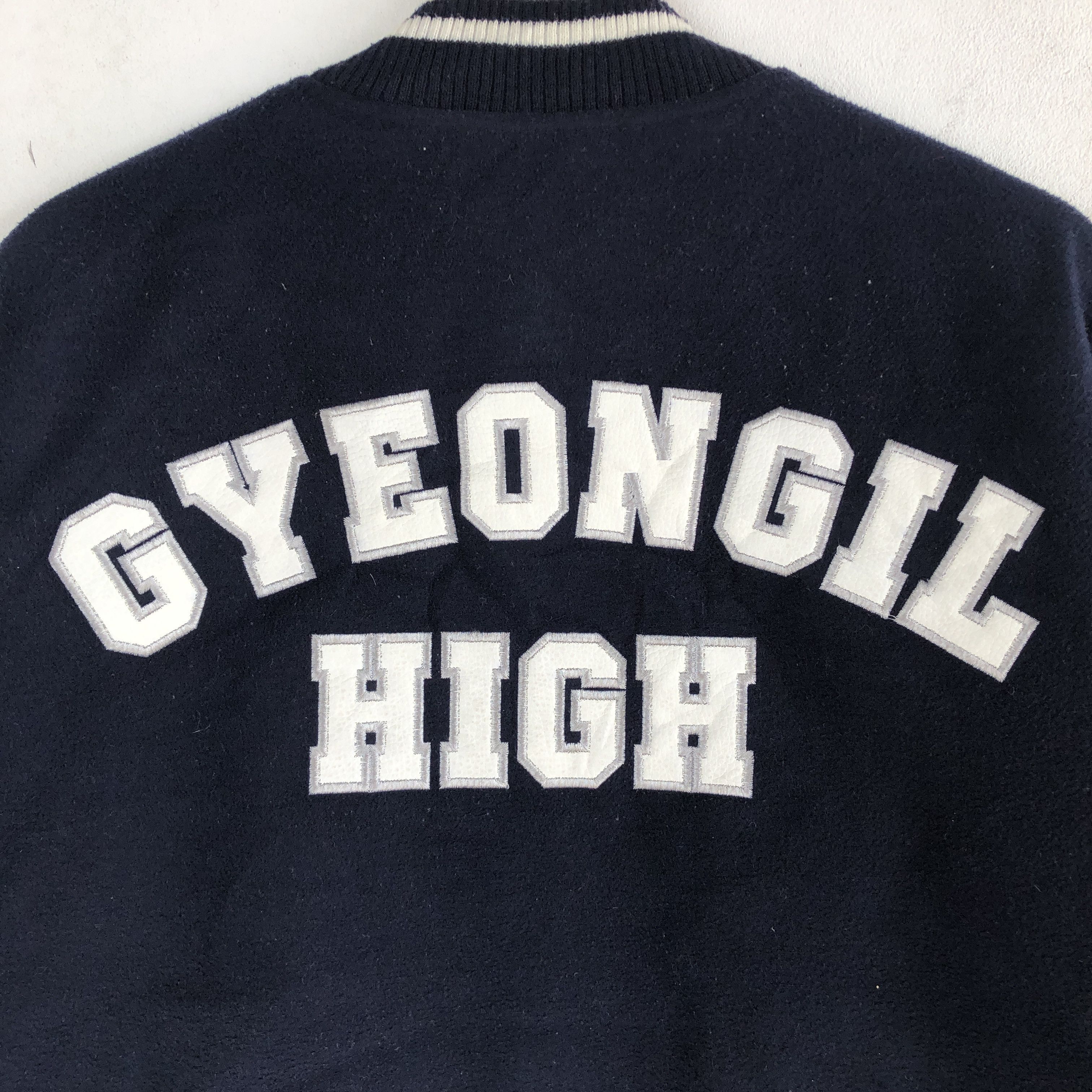 Vintage Gyeongil High School Varsity Jacket Letterman Wool Jacket Size US M / EU 48-50 / 2 - 10 Thumbnail