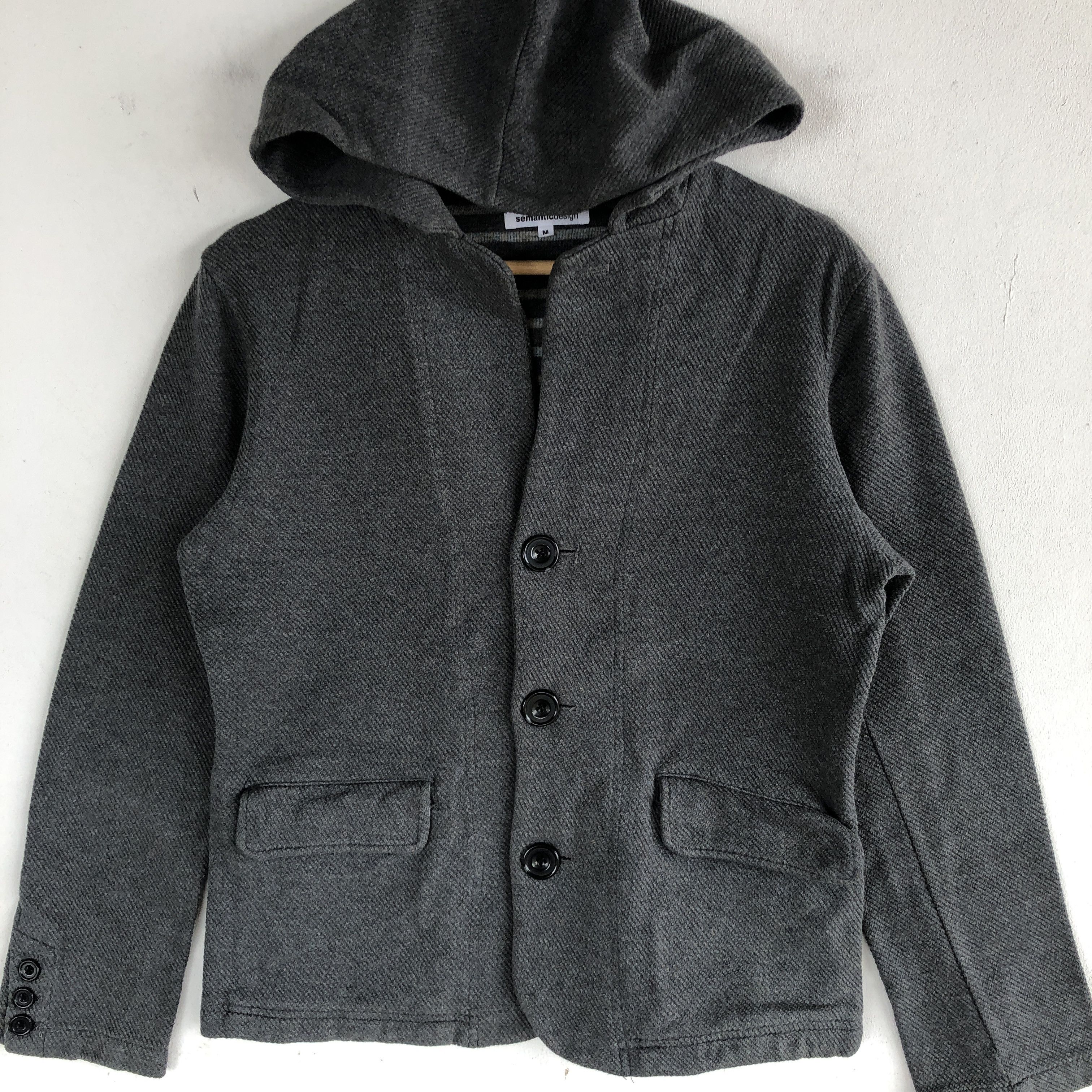 Japanese Brand × Vintage Semantic Design Sweater Hoodie Japanese Sweater Hoodie Coat Size US S / EU 44-46 / 1 - 4 Thumbnail