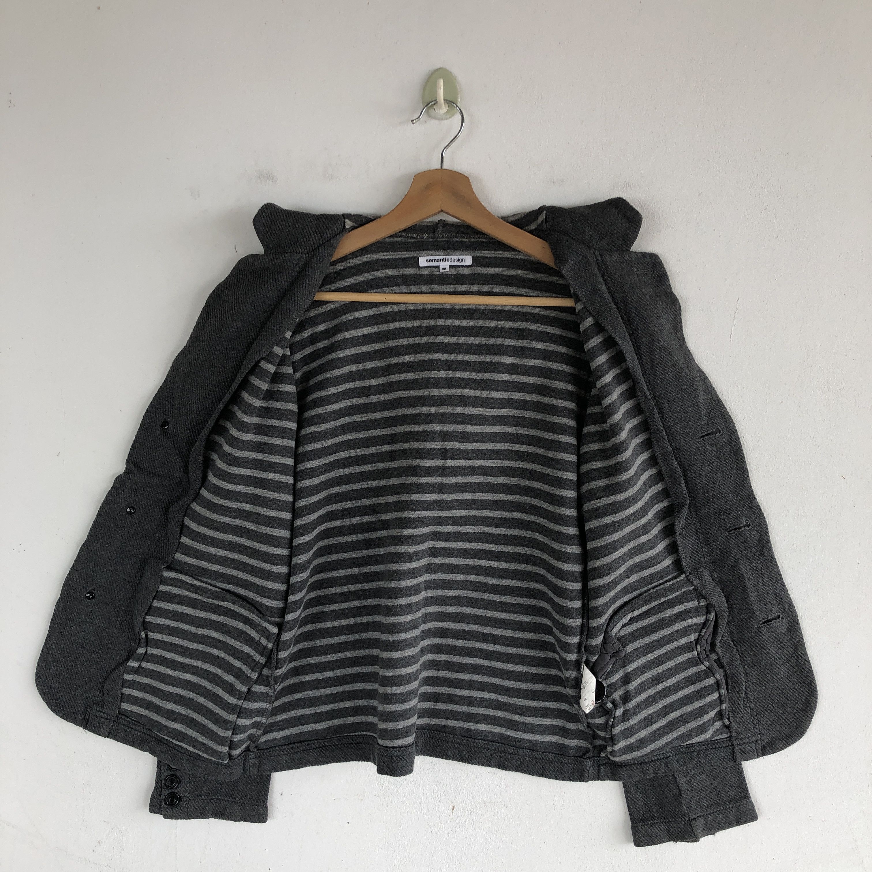 Japanese Brand × Vintage Semantic Design Sweater Hoodie Japanese Sweater Hoodie Coat Size US S / EU 44-46 / 1 - 6 Thumbnail