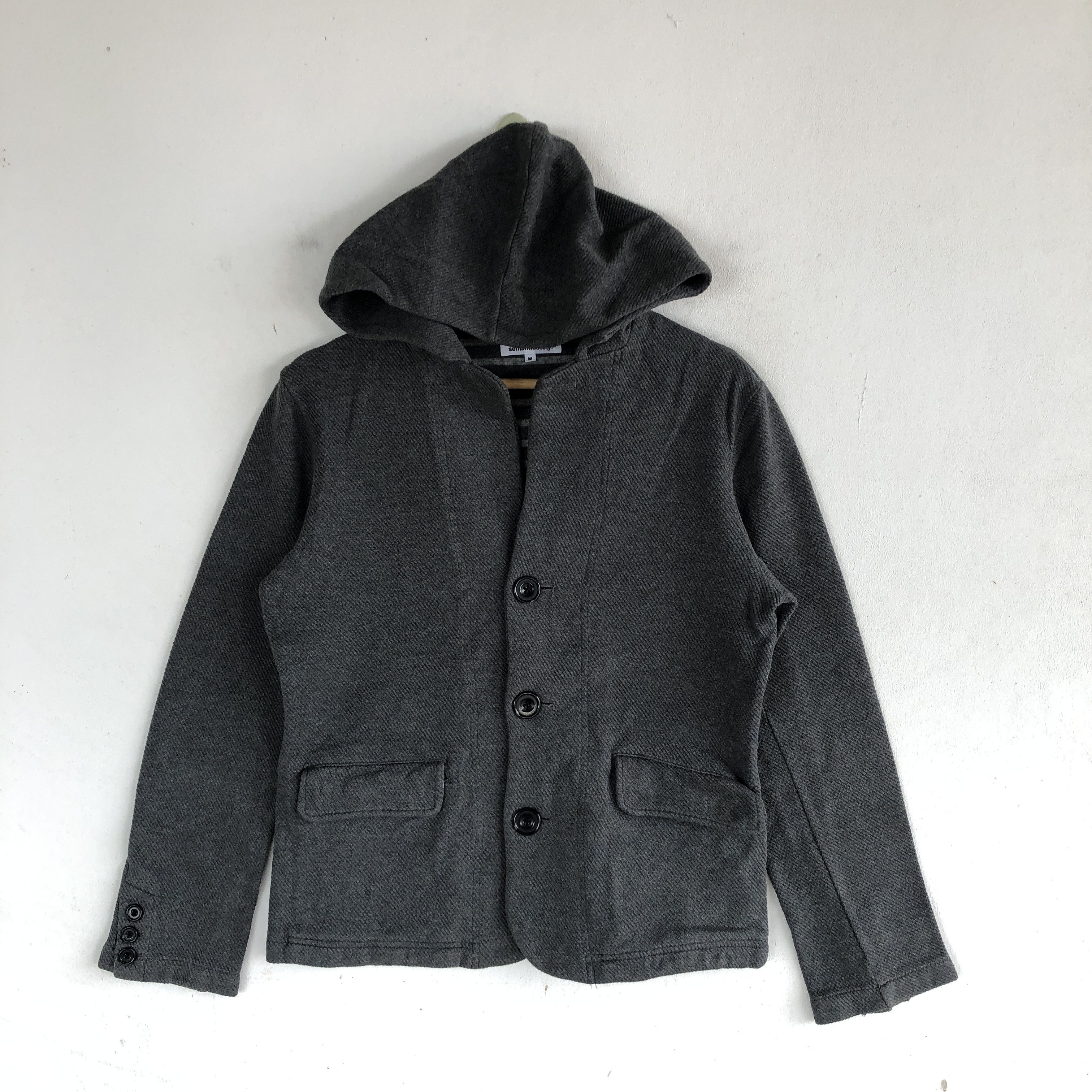 Japanese Brand × Vintage Semantic Design Sweater Hoodie Japanese Sweater Hoodie Coat Size US S / EU 44-46 / 1 - 1 Thumbnail
