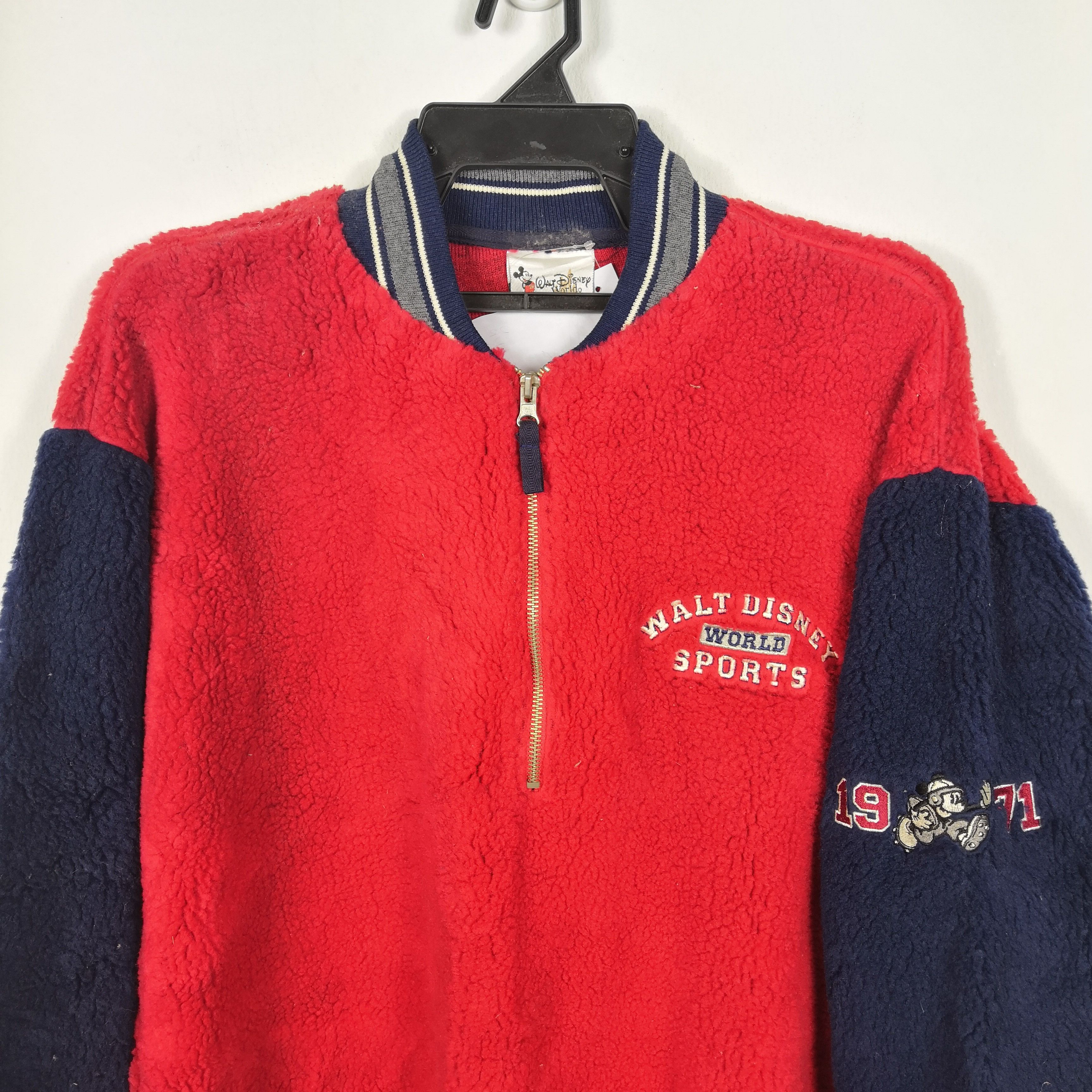 Cartoon Network × Mickey Mouse Vintage Walt Disney Mickey Mouse Fleece Zipper Jackets Size US L / EU 52-54 / 3 - 3 Thumbnail