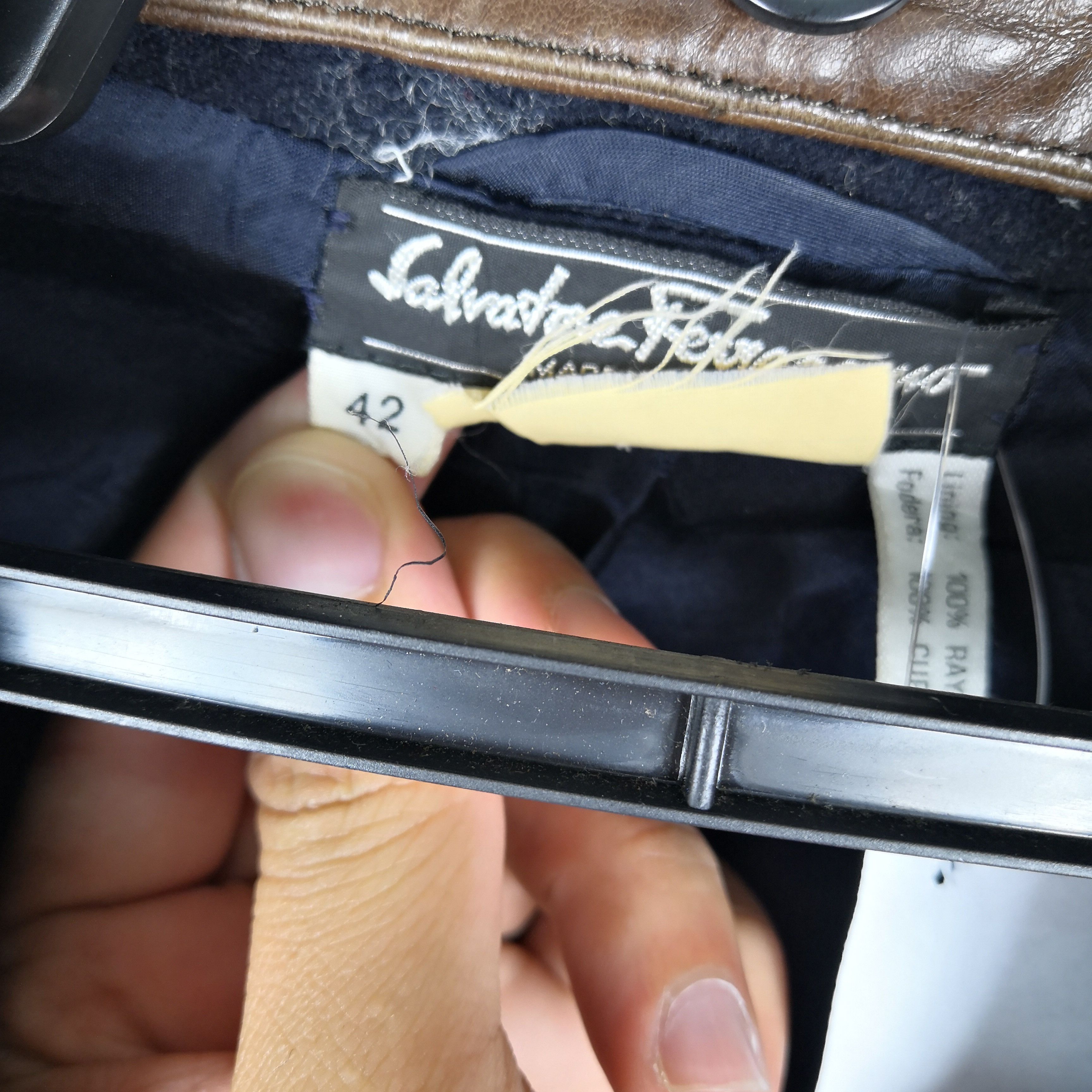 Salvatore Ferragamo × Vintage Vintage Salvatore Ferragamo Long Coat Wool Jackets Size US S / EU 44-46 / 1 - 6 Thumbnail