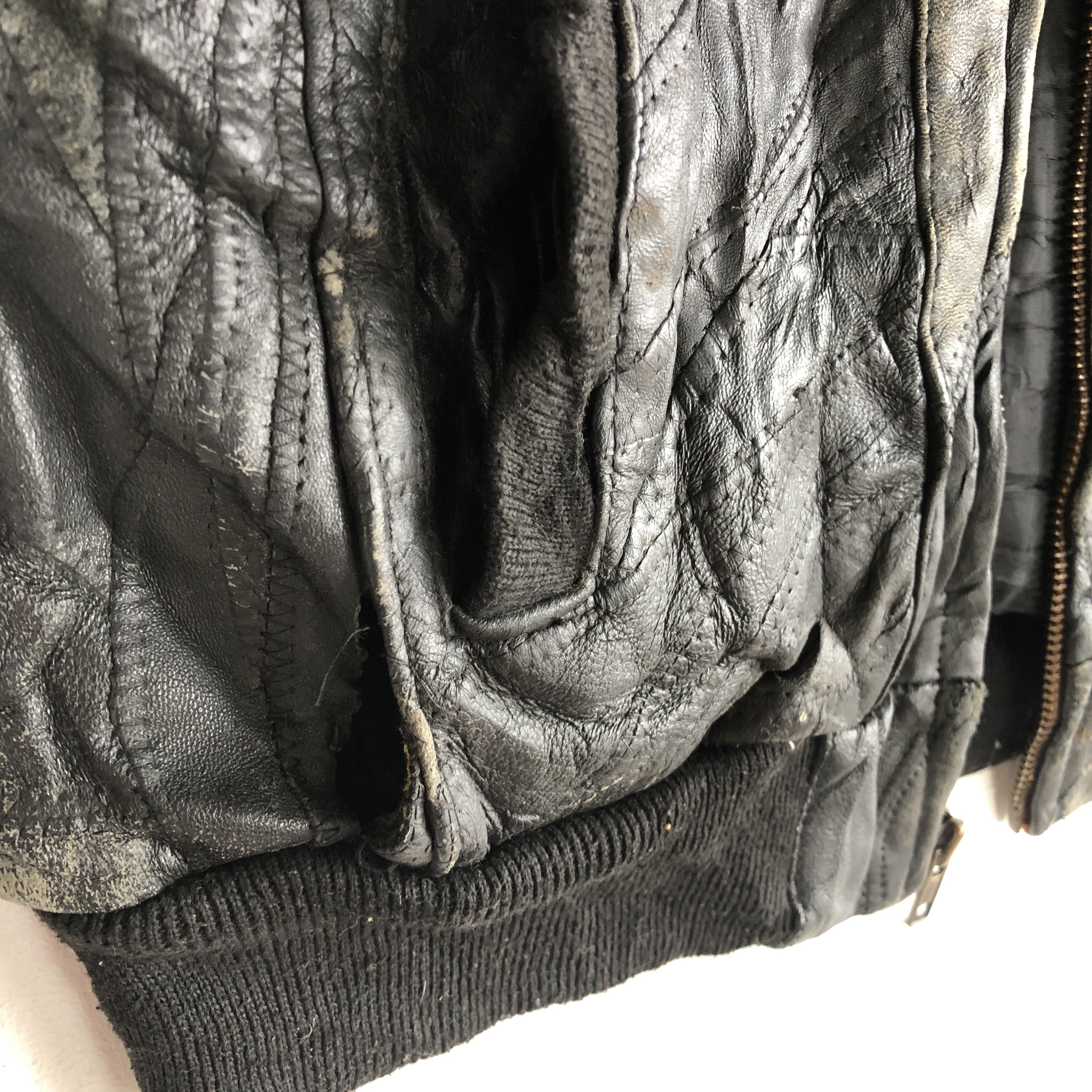 Genuine Leather × Vintage Maxam Leather Jacket Hoodie Japanese Genuine Leather Size US XS / EU 42 / 0 - 11 Thumbnail