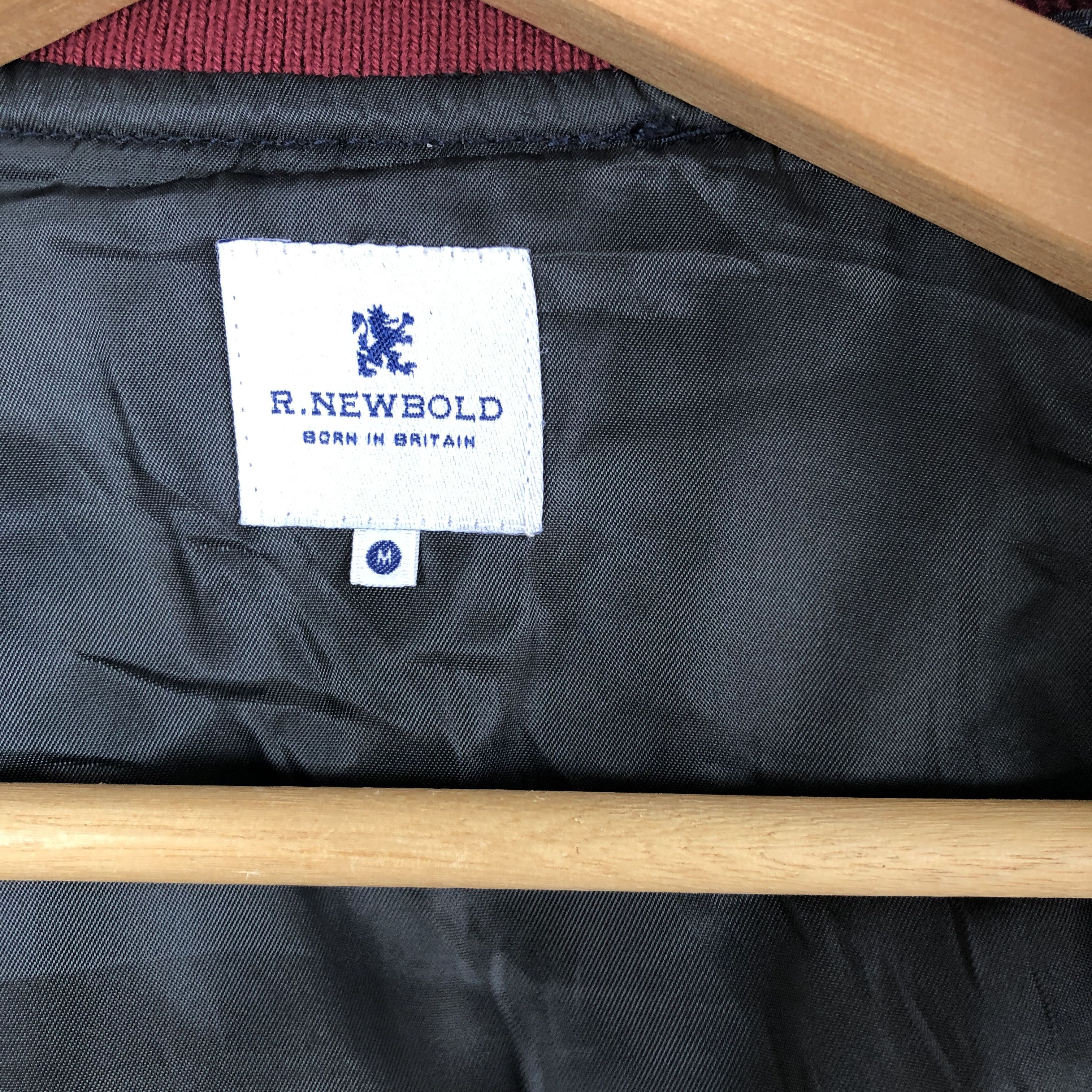 Japanese Brand × Vintage R Newbold Japanese Varsity Jacket Leather Wool Jacket Size US M / EU 48-50 / 2 - 10 Thumbnail