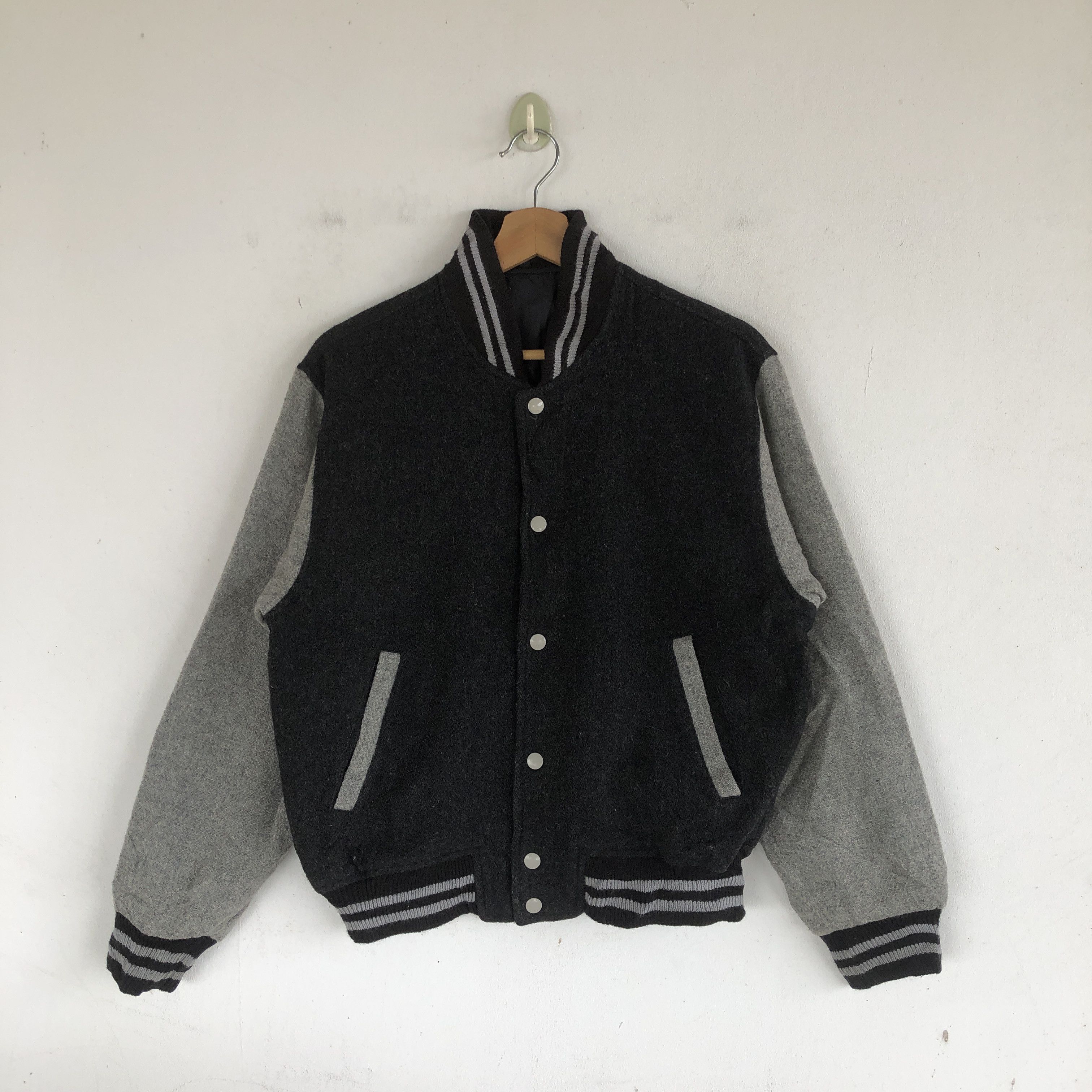 Japanese Brand × Vintage Vintage Japanese Varsity Jackets Japanese Wool Jacket Size US L / EU 52-54 / 3 - 1 Thumbnail
