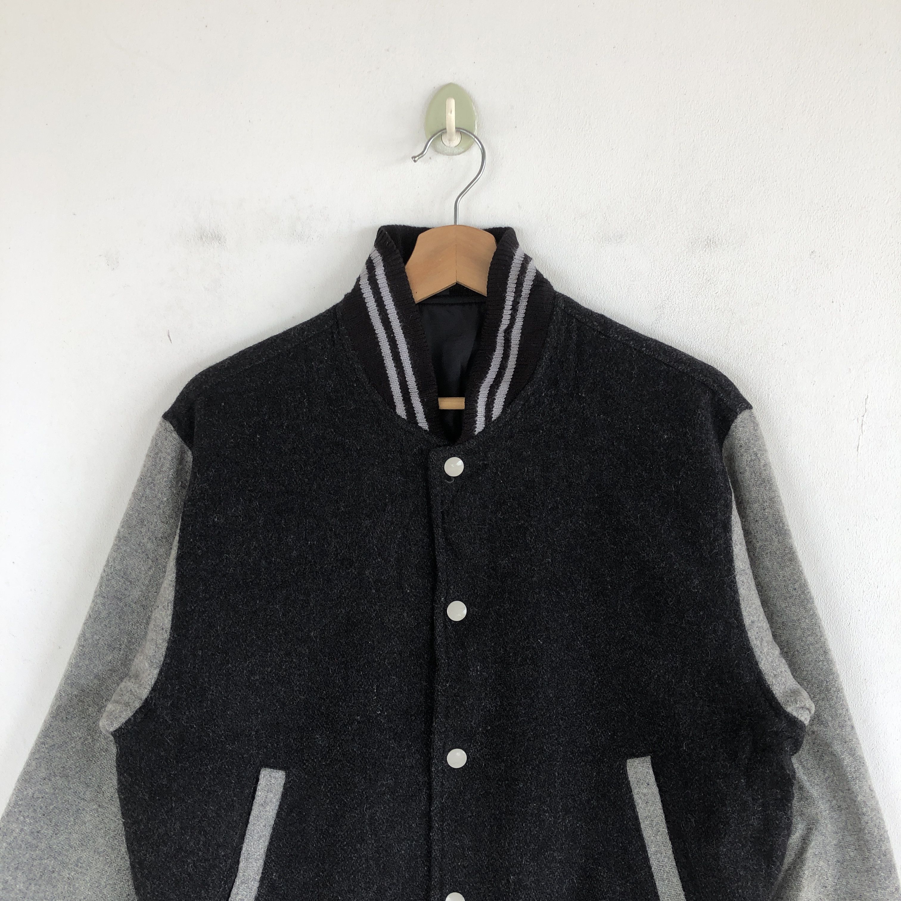 Japanese Brand × Vintage Vintage Japanese Varsity Jackets Japanese Wool Jacket Size US L / EU 52-54 / 3 - 3 Thumbnail