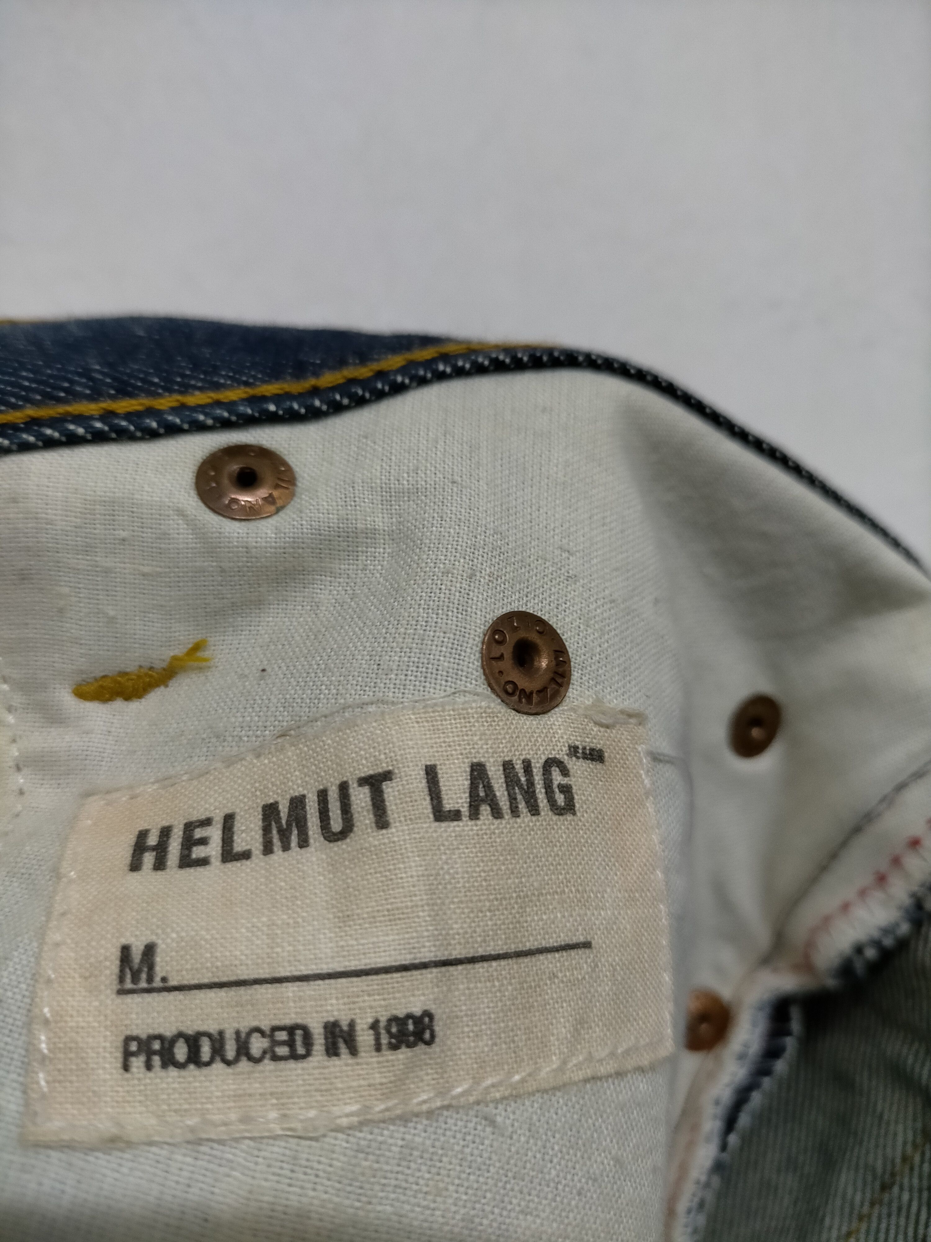 Helmut Lang Archival 1998 helmut Lang Blue jeans Size US 30 / EU 46 - 11 Thumbnail
