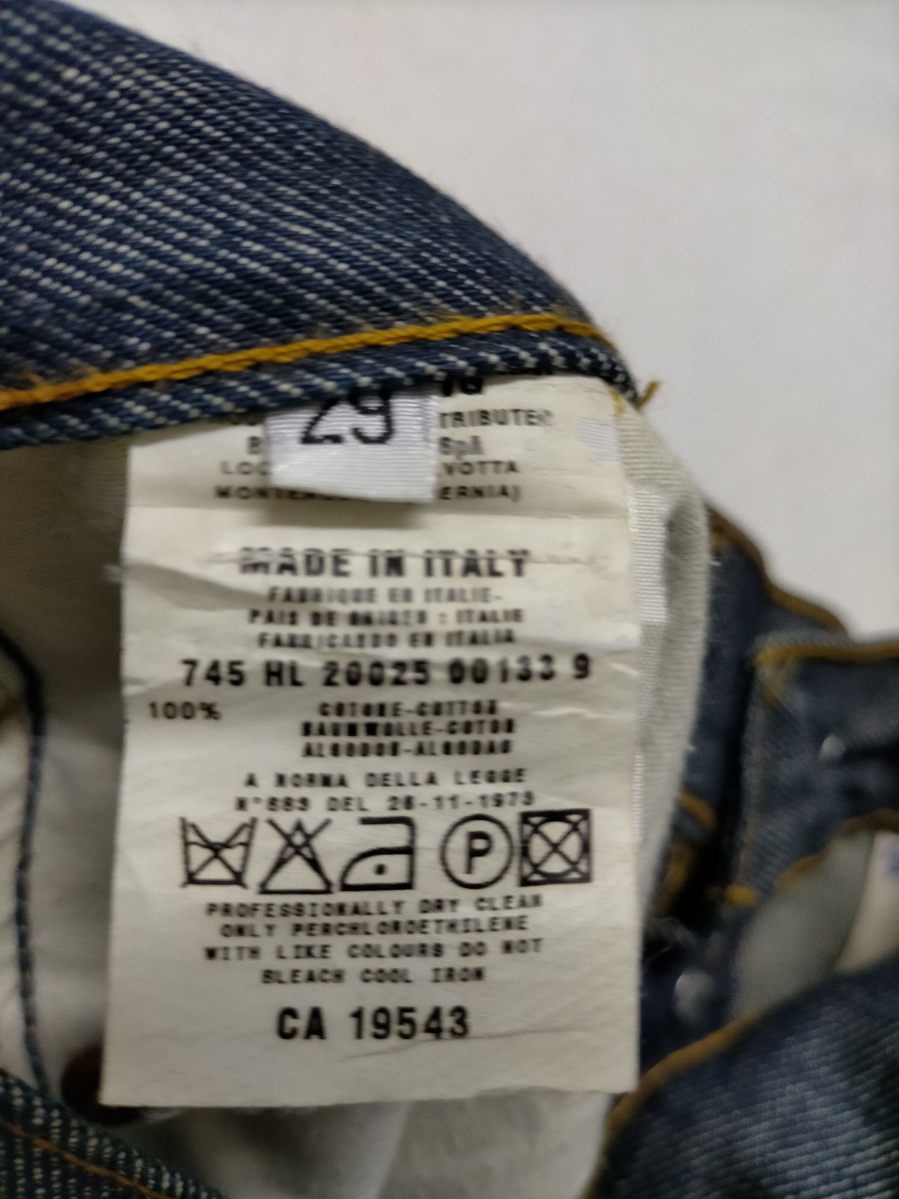 Helmut Lang Archival 1998 helmut Lang Blue jeans Size US 30 / EU 46 - 12 Thumbnail