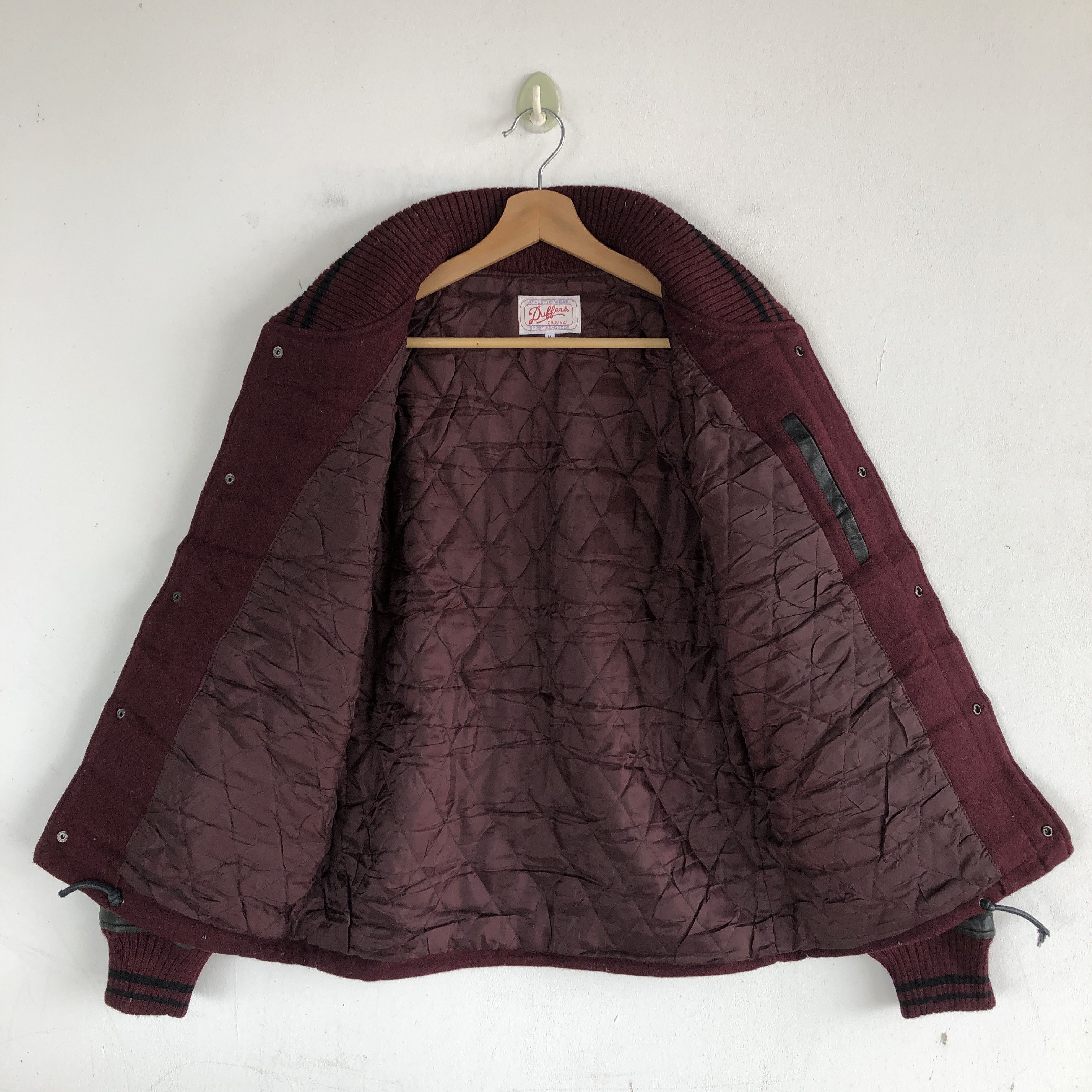 Vintage Duffer Japanese Varsity Jacket Athletic Wear Wool Jacket Size US M / EU 48-50 / 2 - 8 Thumbnail