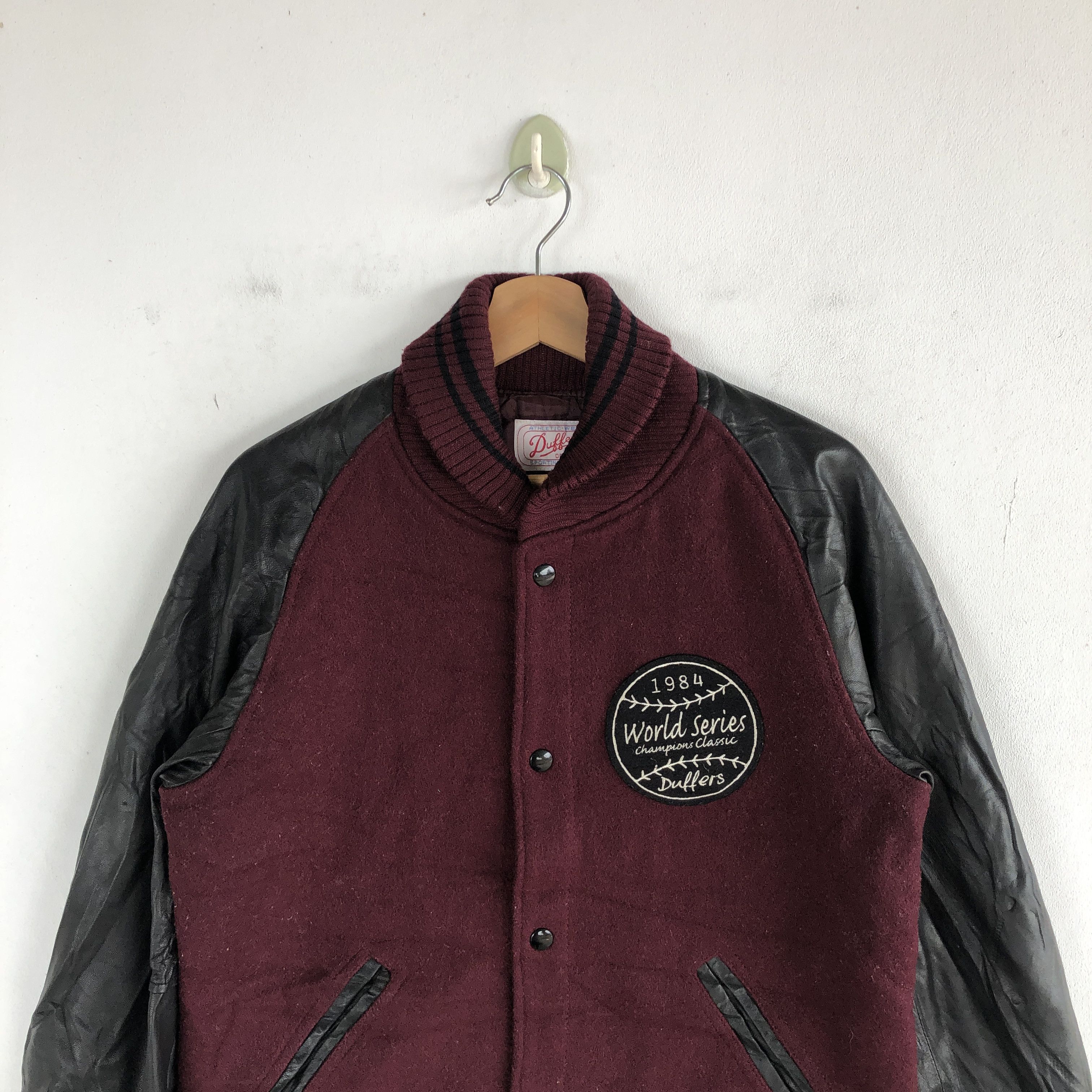 Vintage Duffer Japanese Varsity Jacket Athletic Wear Wool Jacket Size US M / EU 48-50 / 2 - 3 Thumbnail