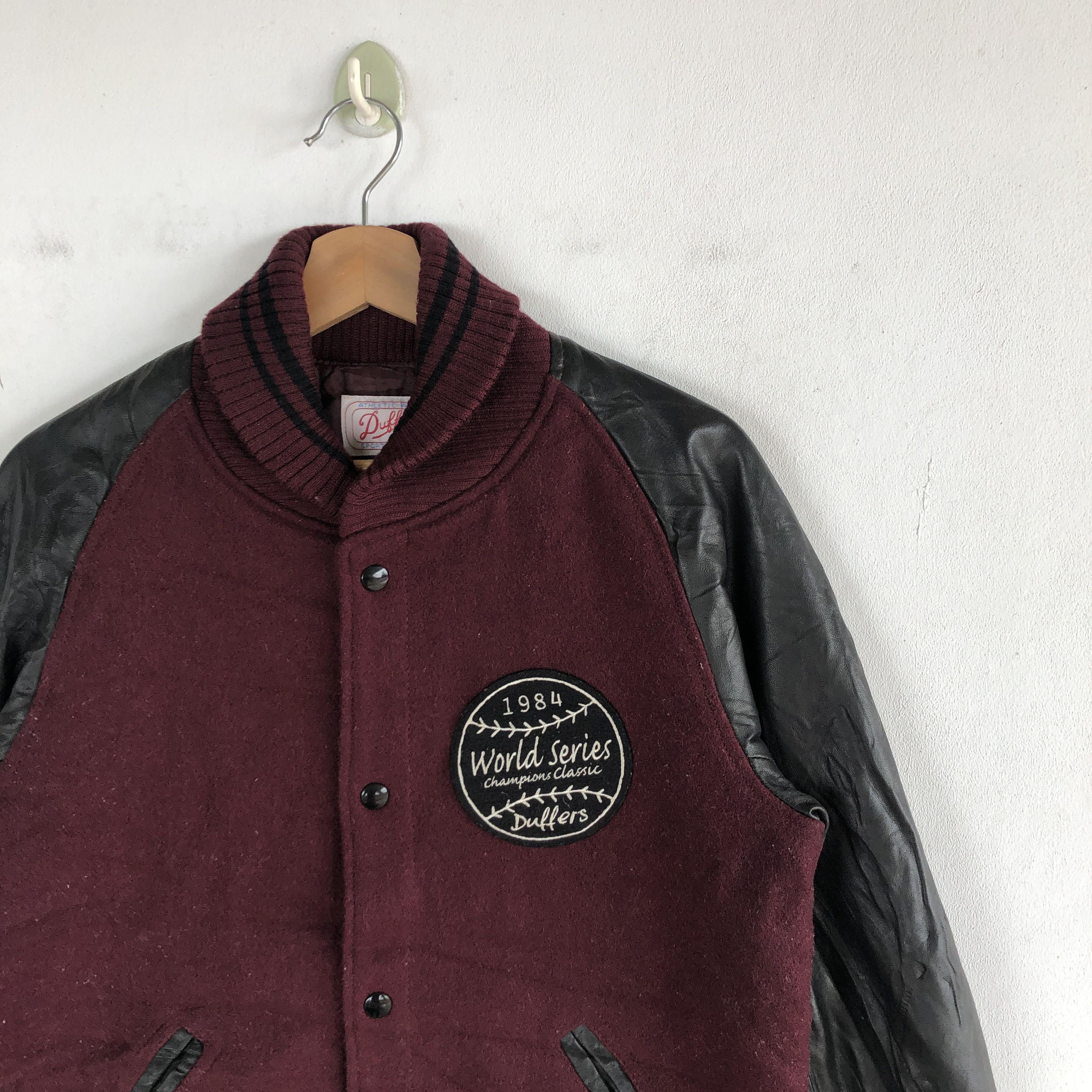 Vintage Duffer Japanese Varsity Jacket Athletic Wear Wool Jacket Size US M / EU 48-50 / 2 - 5 Thumbnail
