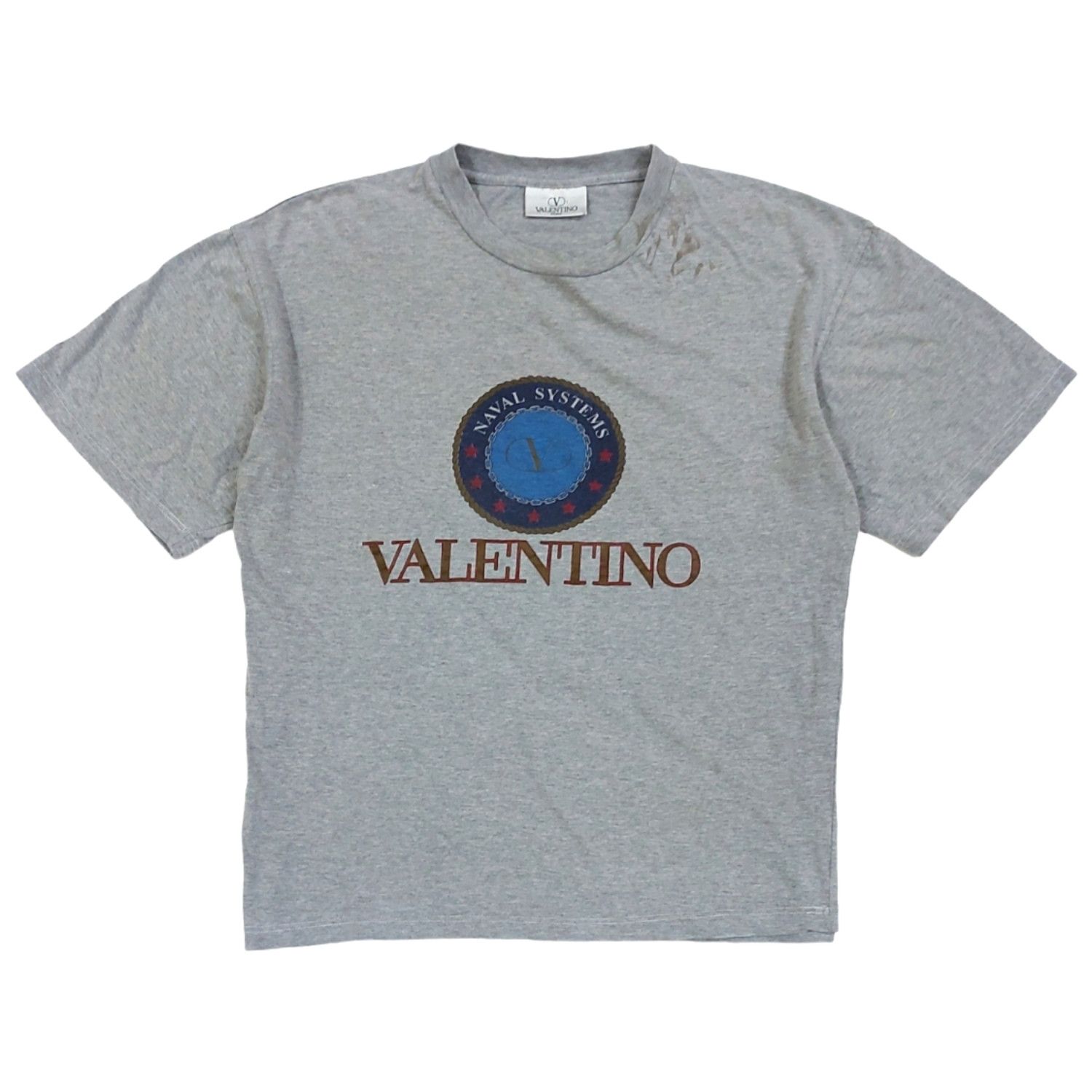 Valentino Rare! Vintage Valentino Big Logo Spell Out Tee Size US L / EU 52-54 / 3 - 1 Thumbnail