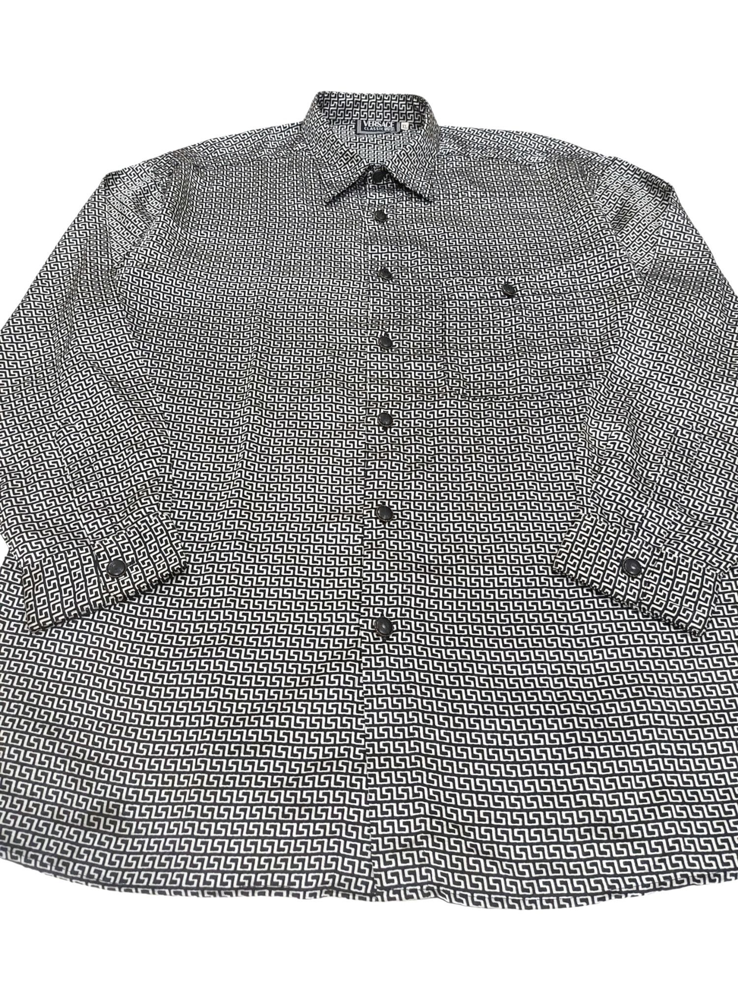 Versace Rare! Vintage Versace V2 Monogram Made in Italy Size US XL / EU 56 / 4 - 3 Thumbnail