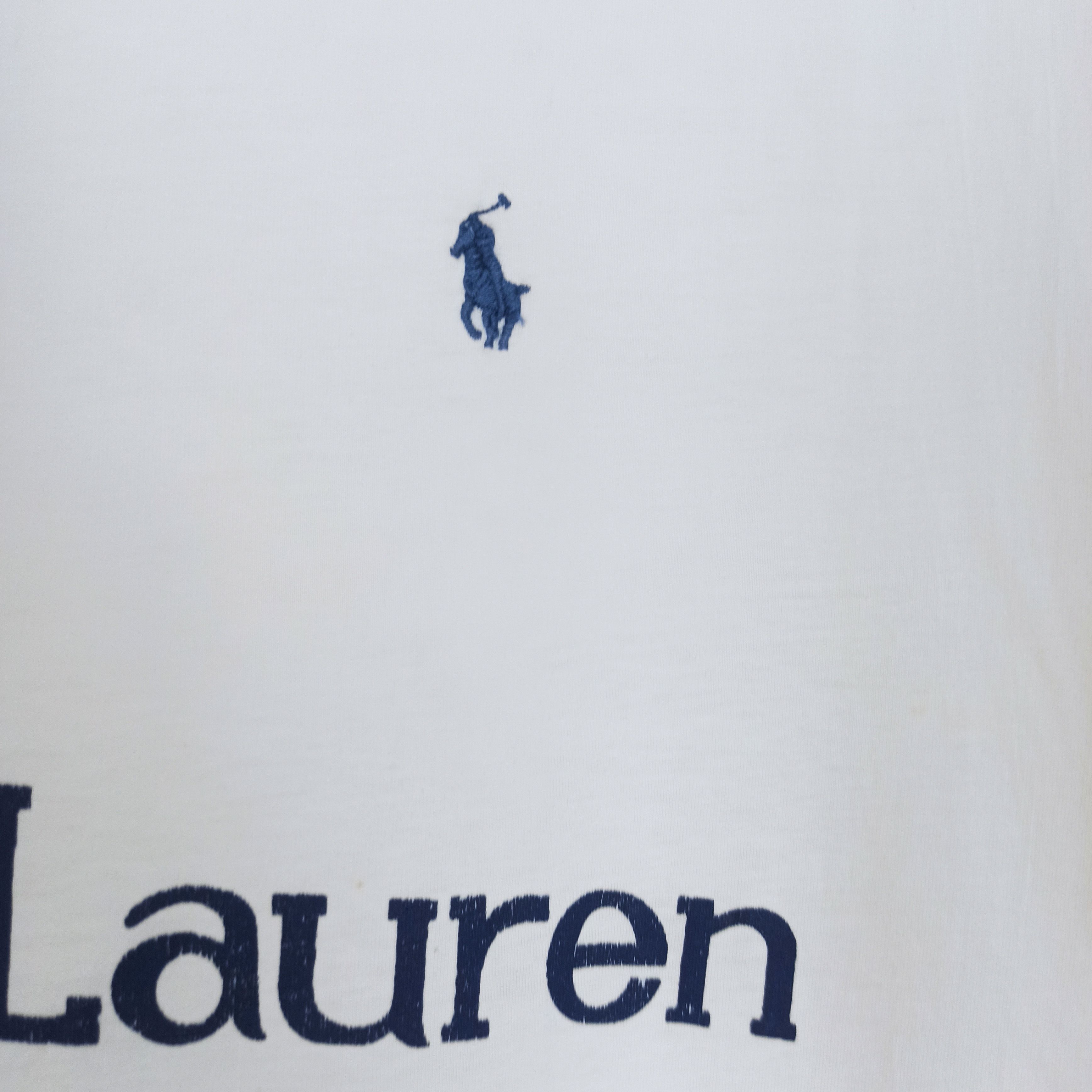 Polo Ralph Lauren 🔥STEALS🔥 Distressed Polo Ralph Lauren Big Logo Rare Tshirt Size US L / EU 52-54 / 3 - 3 Thumbnail
