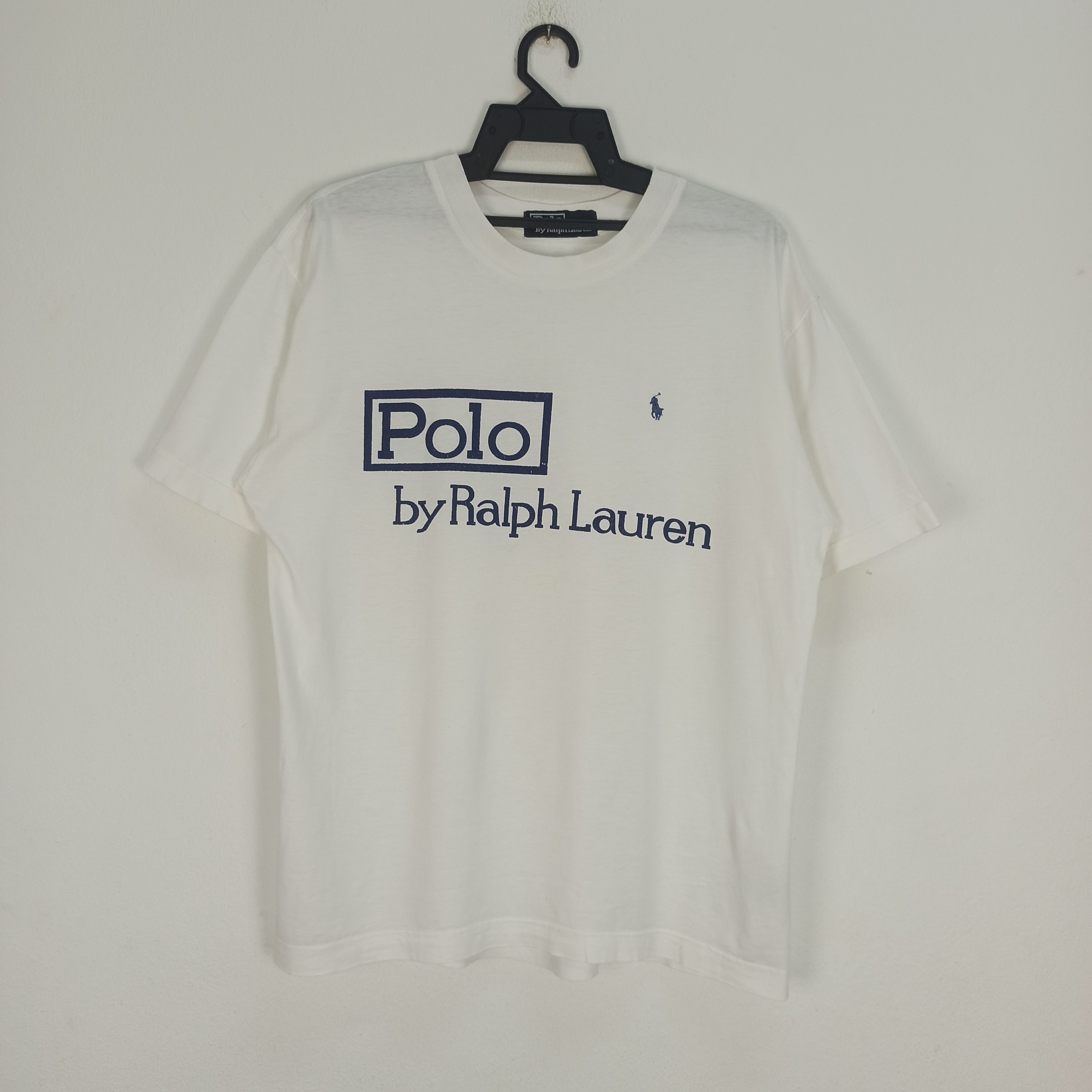 Polo Ralph Lauren 🔥STEALS🔥 Distressed Polo Ralph Lauren Big Logo Rare Tshirt Size US L / EU 52-54 / 3 - 1 Thumbnail