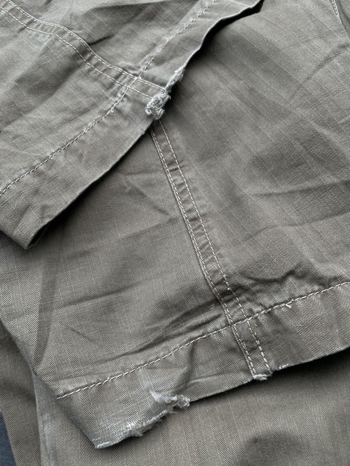Japanese Brand Vache Herringbone Twill Bush Pant Size US 33 - 12 Thumbnail