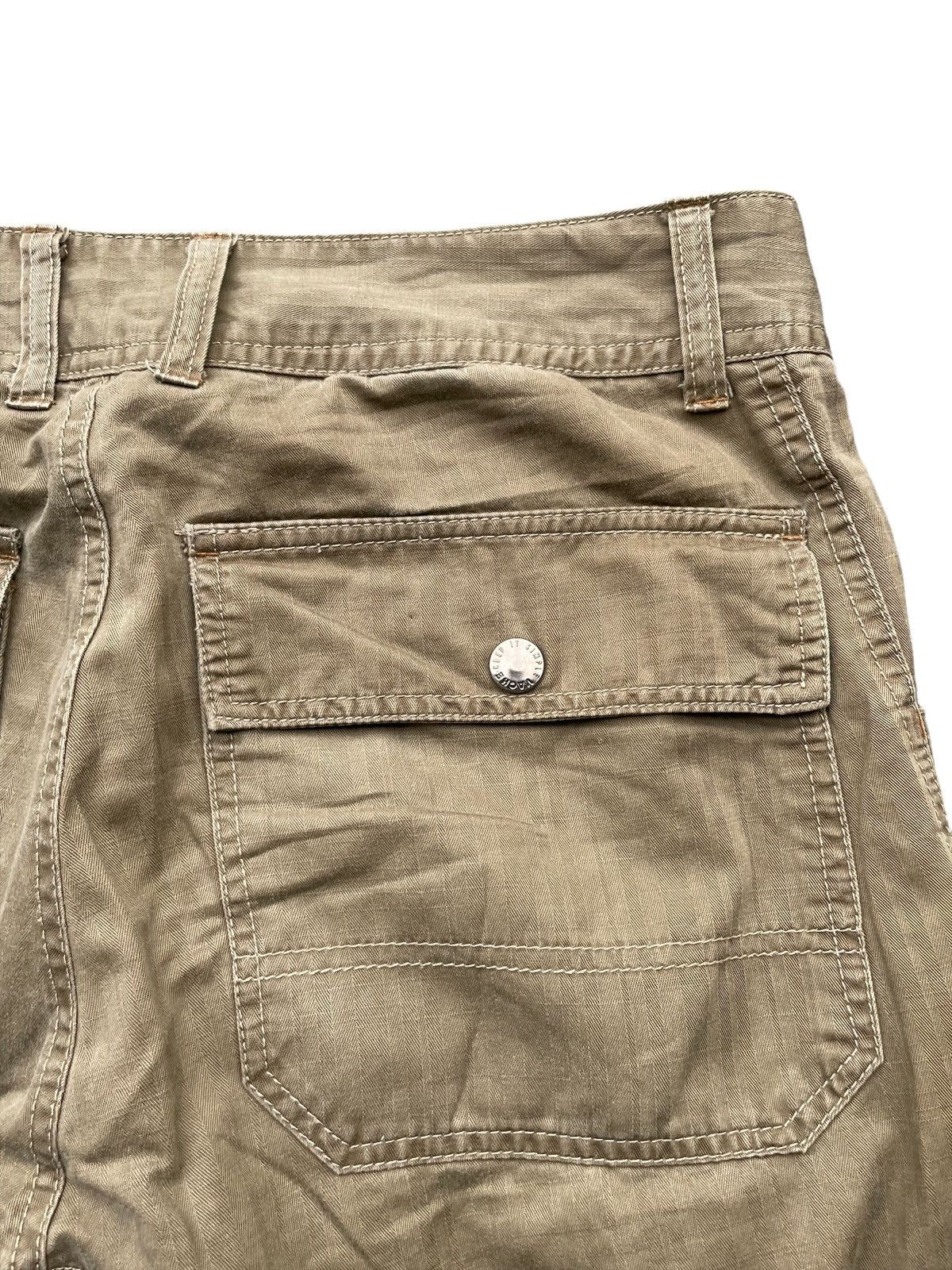 Japanese Brand Vache Herringbone Twill Bush Pant Size US 33 - 10 Thumbnail