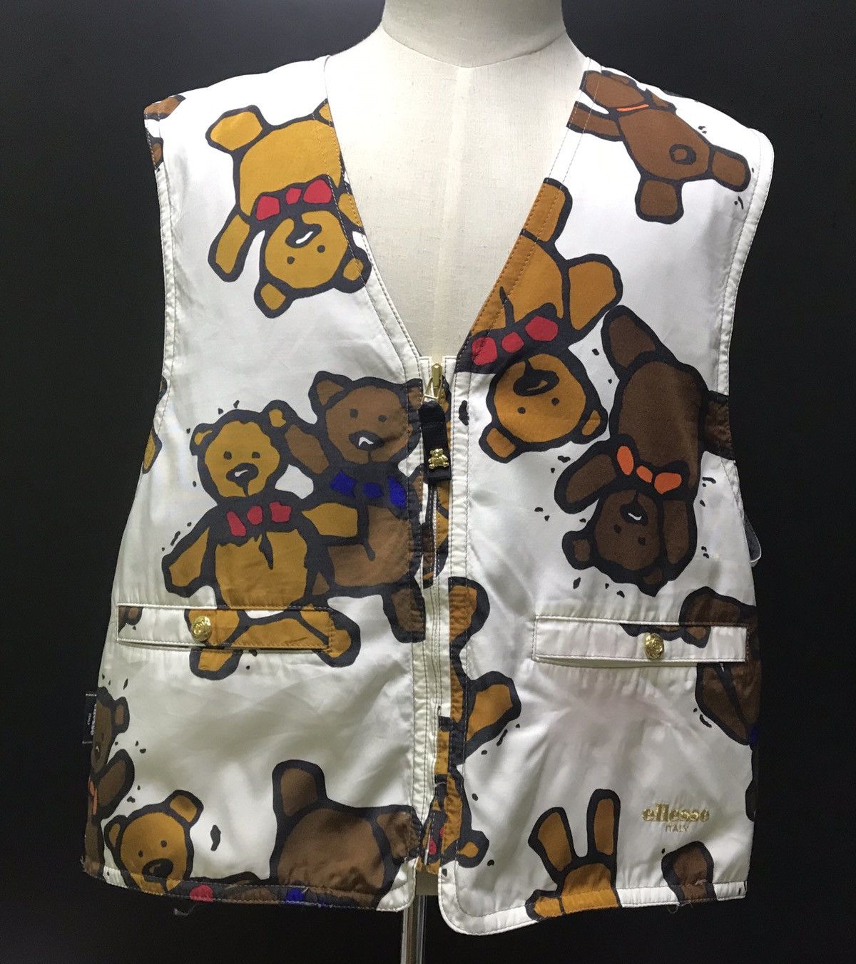ellesse bear vest