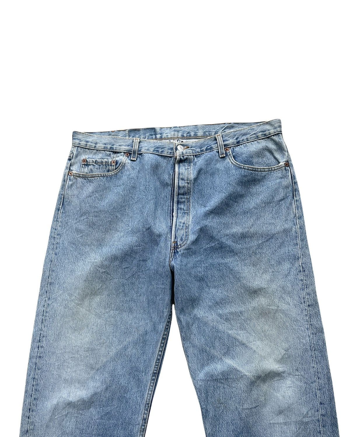 Levi's Vintage Levi’s 501 1993 Usa Aging Faded Wash Size US 40 / EU 56 - 3 Thumbnail