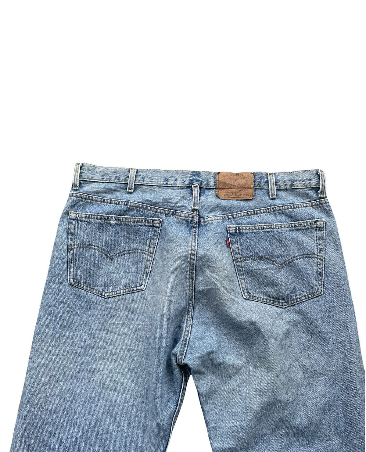 Levi's Vintage Levi’s 501 1993 Usa Aging Faded Wash Size US 40 / EU 56 - 6 Thumbnail