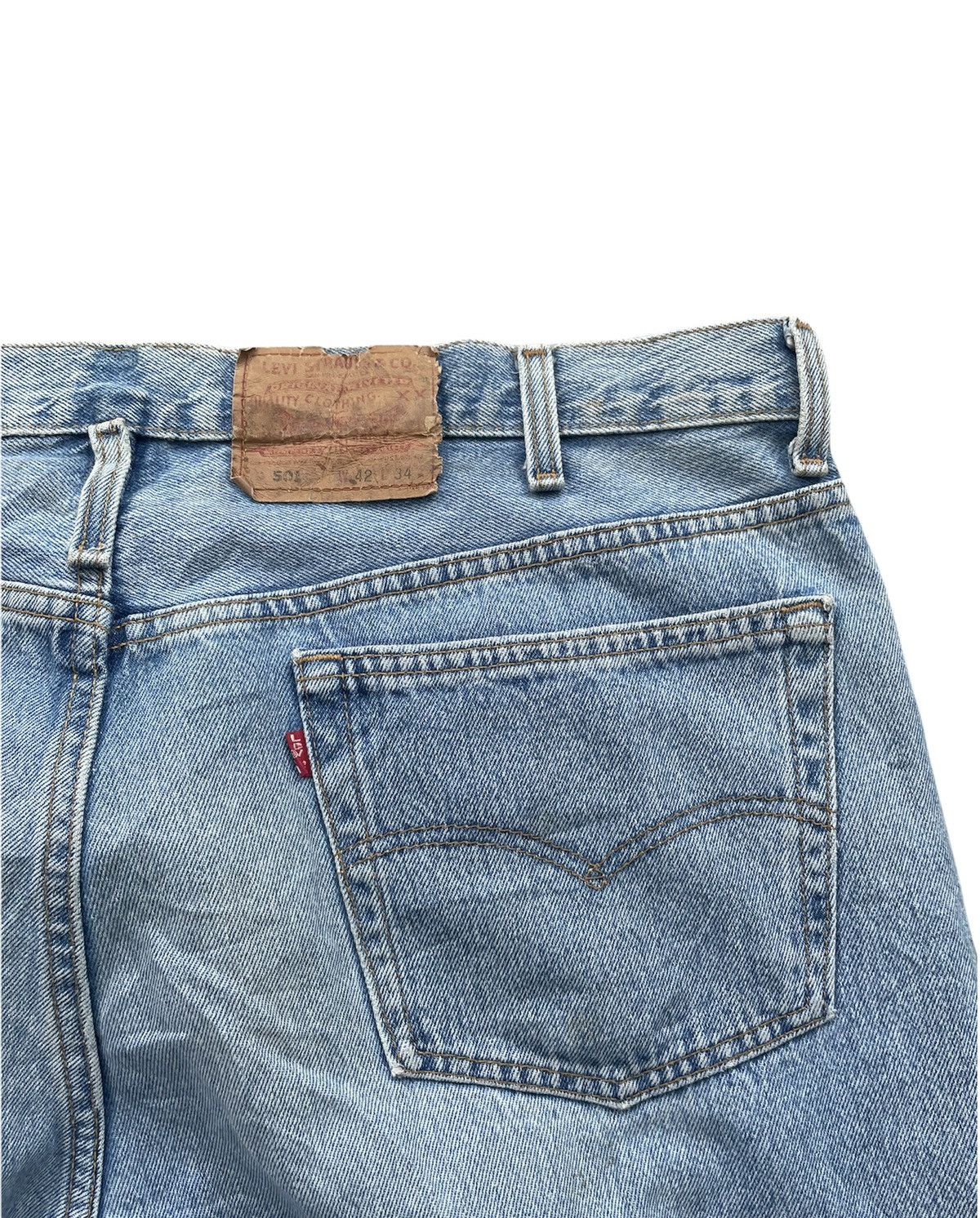 Levi's Vintage Levi’s 501 1993 Usa Aging Faded Wash Size US 40 / EU 56 - 7 Thumbnail