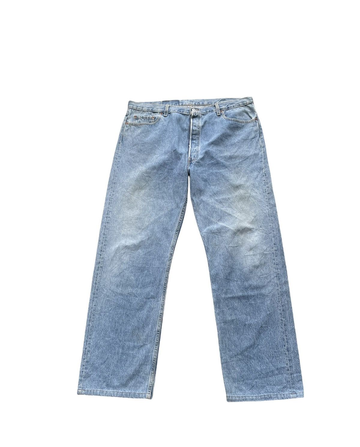 Levi's Vintage Levi’s 501 1993 Usa Aging Faded Wash Size US 40 / EU 56 - 1 Thumbnail