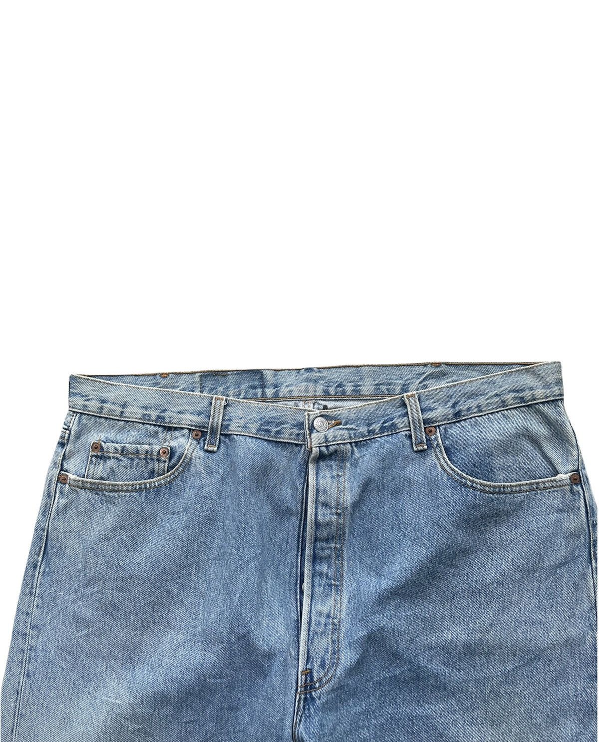 Levi's Vintage Levi’s 501 1993 Usa Aging Faded Wash Size US 40 / EU 56 - 4 Thumbnail