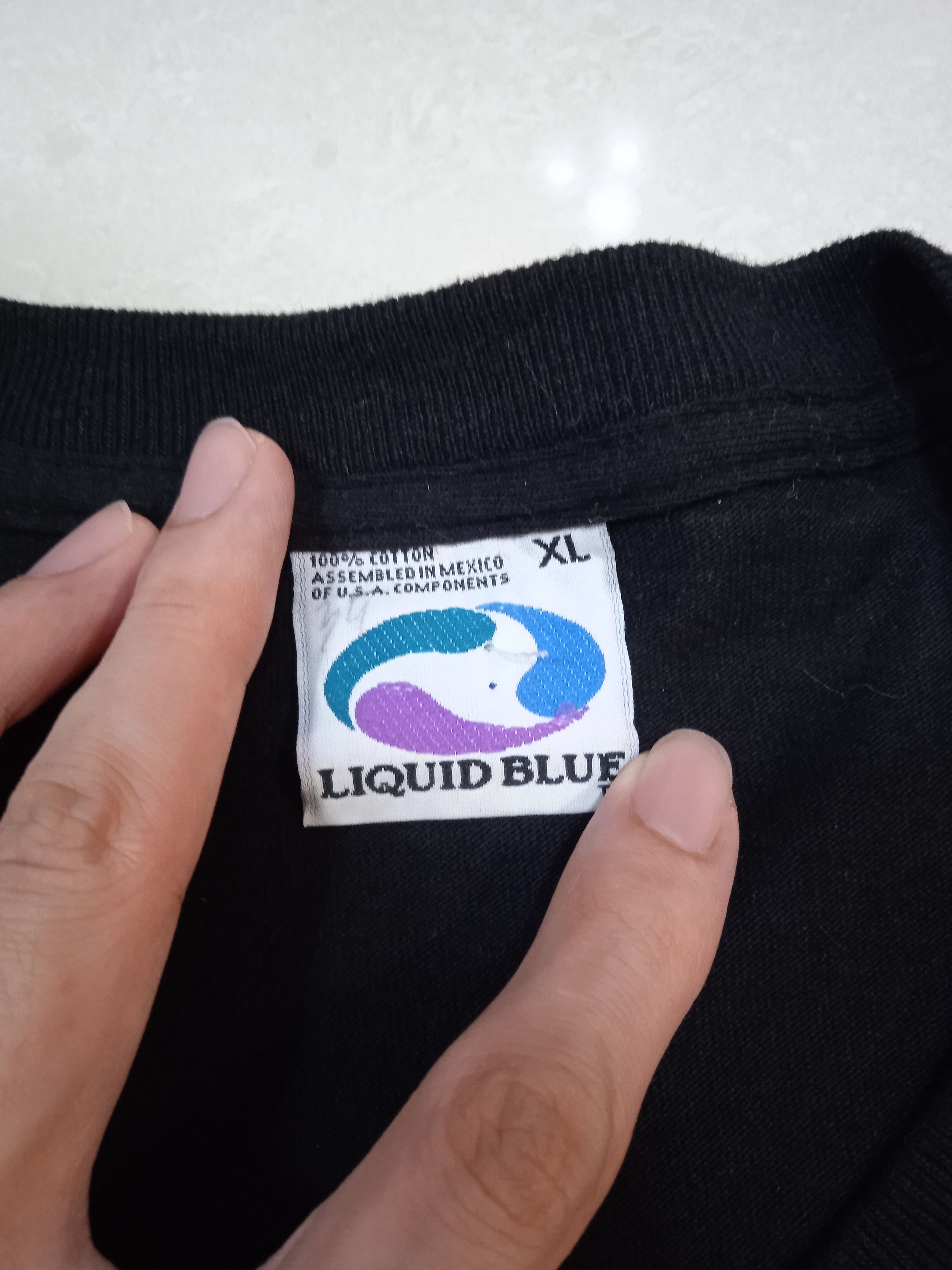 Vintage Vintage WCW 90s Goldberg Liquid Blue AOP T-Shirt Size US XL / EU 56 / 4 - 3 Thumbnail