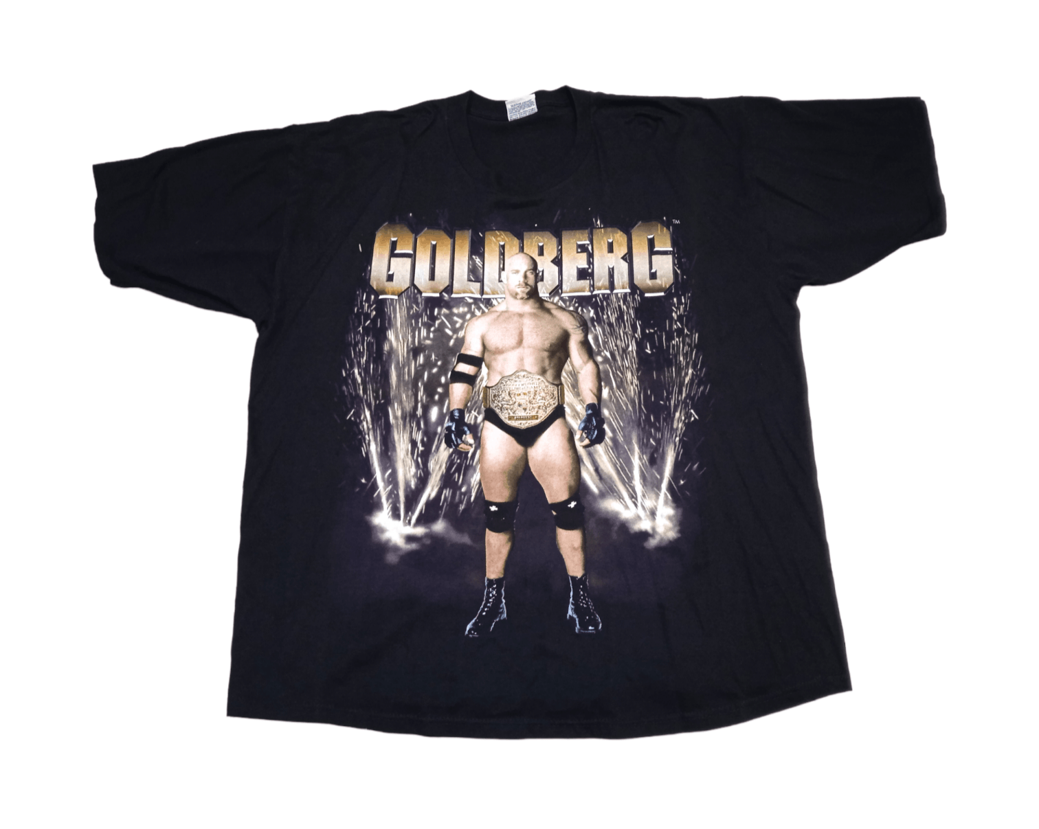 Vintage Vintage WCW 90s Goldberg Liquid Blue AOP T-Shirt Size US XL / EU 56 / 4 - 2 Thumbnail