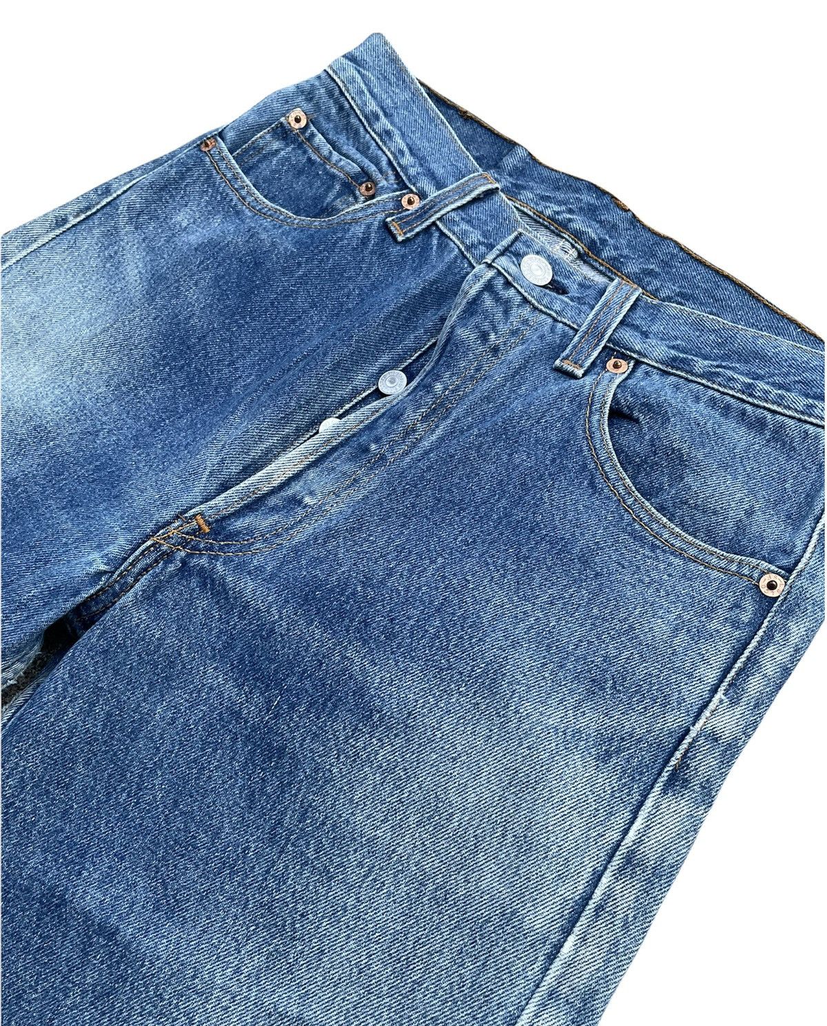 Levi's × Vintage Vintage Levi’s 501xx Usa 1993 Aging Wash Denim Size US 29 - 4 Thumbnail