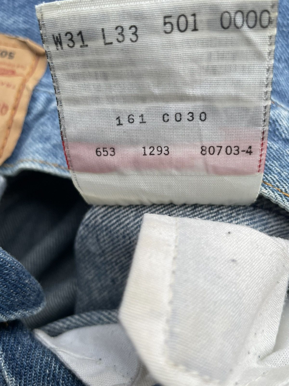Levi's × Vintage Vintage Levi’s 501xx Usa 1993 Aging Wash Denim Size US 29 - 12 Thumbnail
