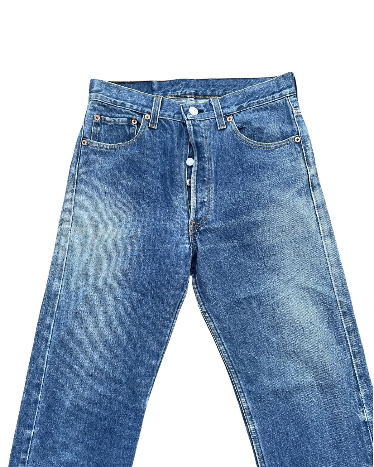 Levi's × Vintage Vintage Levi’s 501xx Usa 1993 Aging Wash Denim Size US 29 - 3 Thumbnail