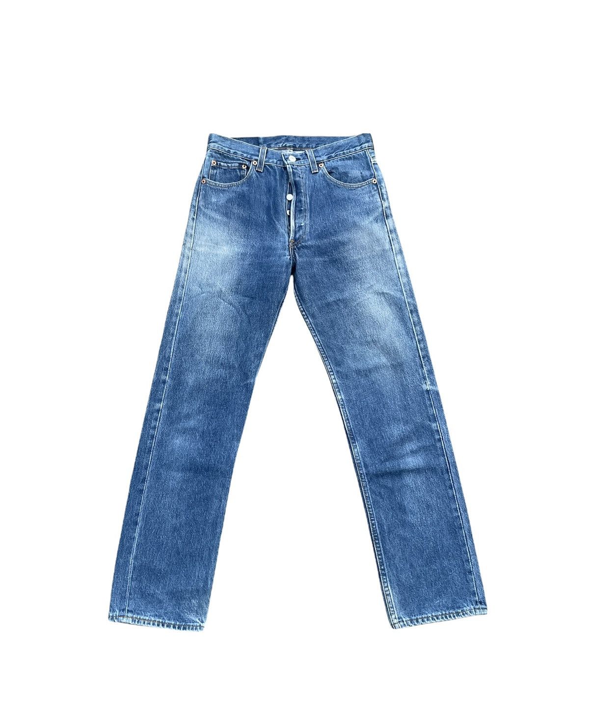 Levi's × Vintage Vintage Levi’s 501xx Usa 1993 Aging Wash Denim Size US 29 - 1 Thumbnail