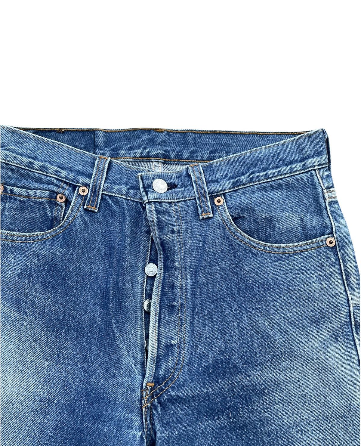 Levi's × Vintage Vintage Levi’s 501xx Usa 1993 Aging Wash Denim Size US 29 - 5 Thumbnail