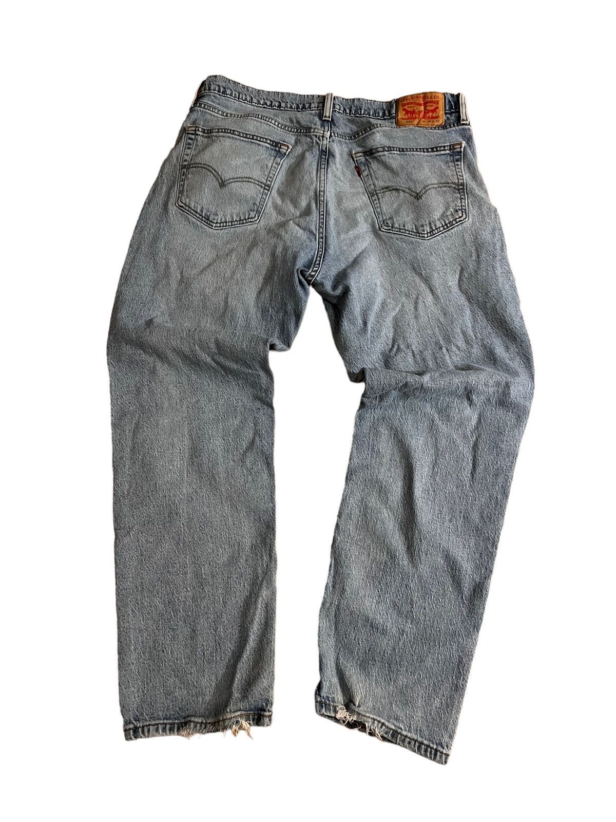 Levi's × Vintage Levi’s 541 Denim Distressed Jeans Faded Vintage Size US 36 / EU 52 - 1 Thumbnail