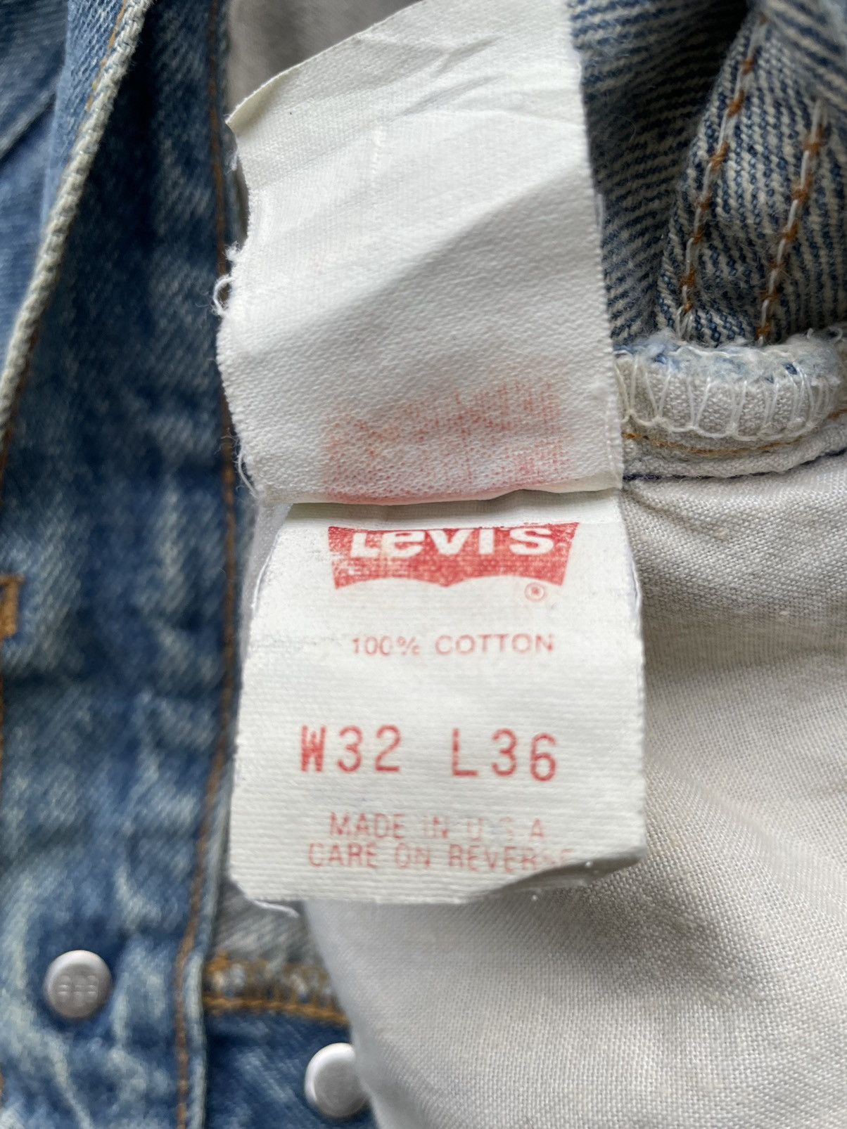 Levi's Vintage Levi’s 501 XX 1992 Usa Aging Faded Wash Denim Size US 30 / EU 46 - 14 Thumbnail