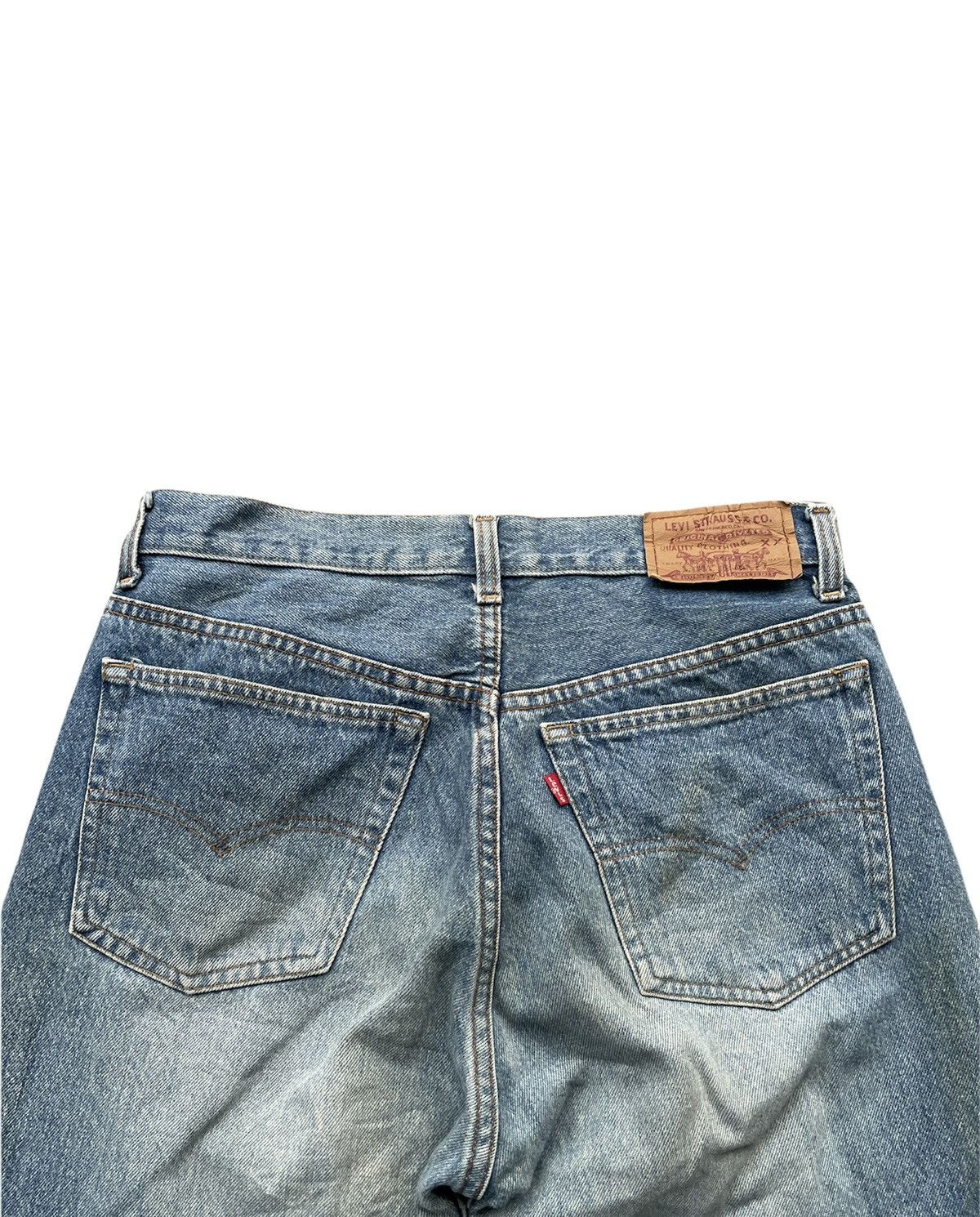 Levi's Vintage Levi’s 501 XX 1992 Usa Aging Faded Wash Denim Size US 30 / EU 46 - 9 Thumbnail