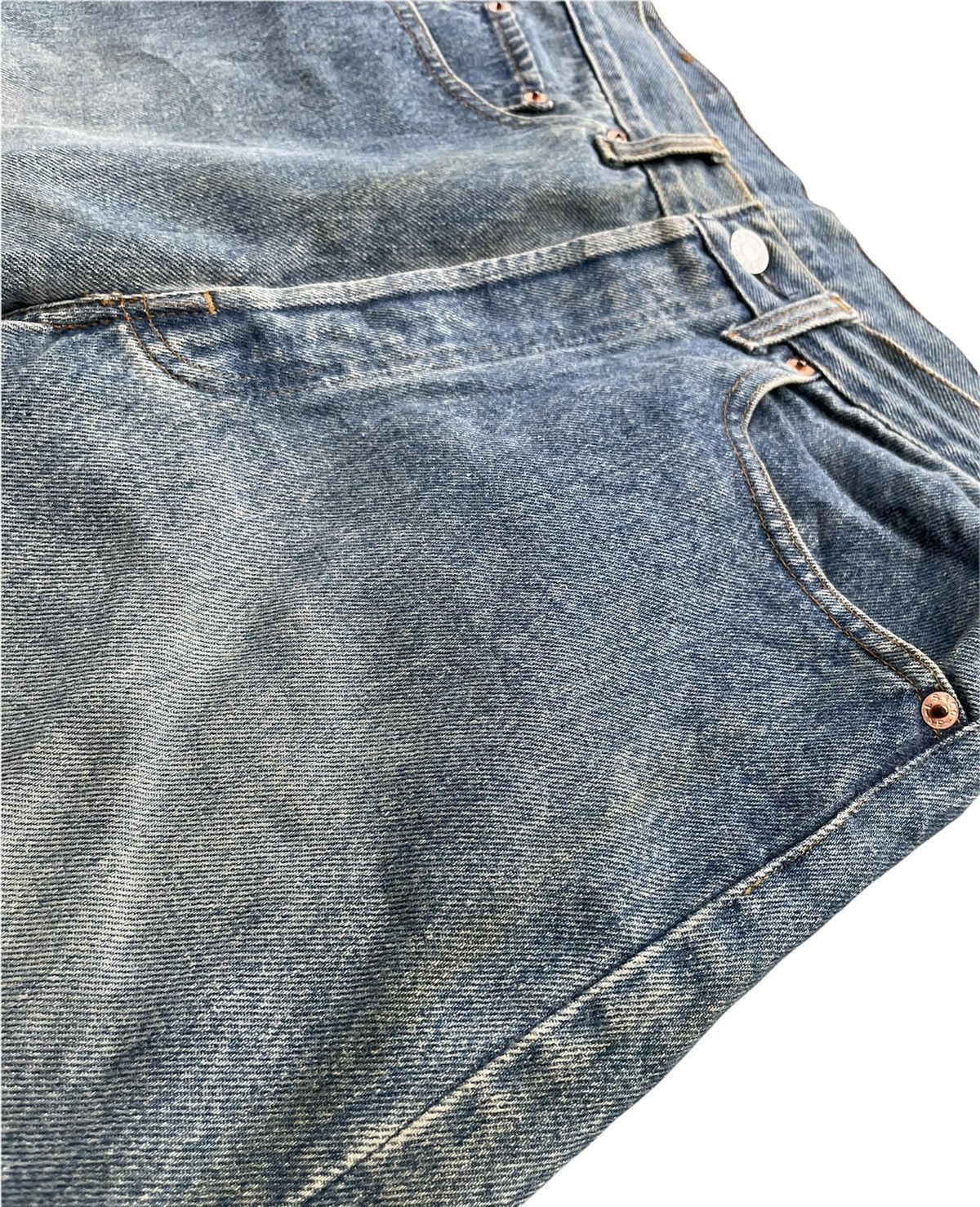 Levi's Vintage Levi’s 501 XX 1992 Usa Aging Faded Wash Denim Size US 30 / EU 46 - 7 Thumbnail