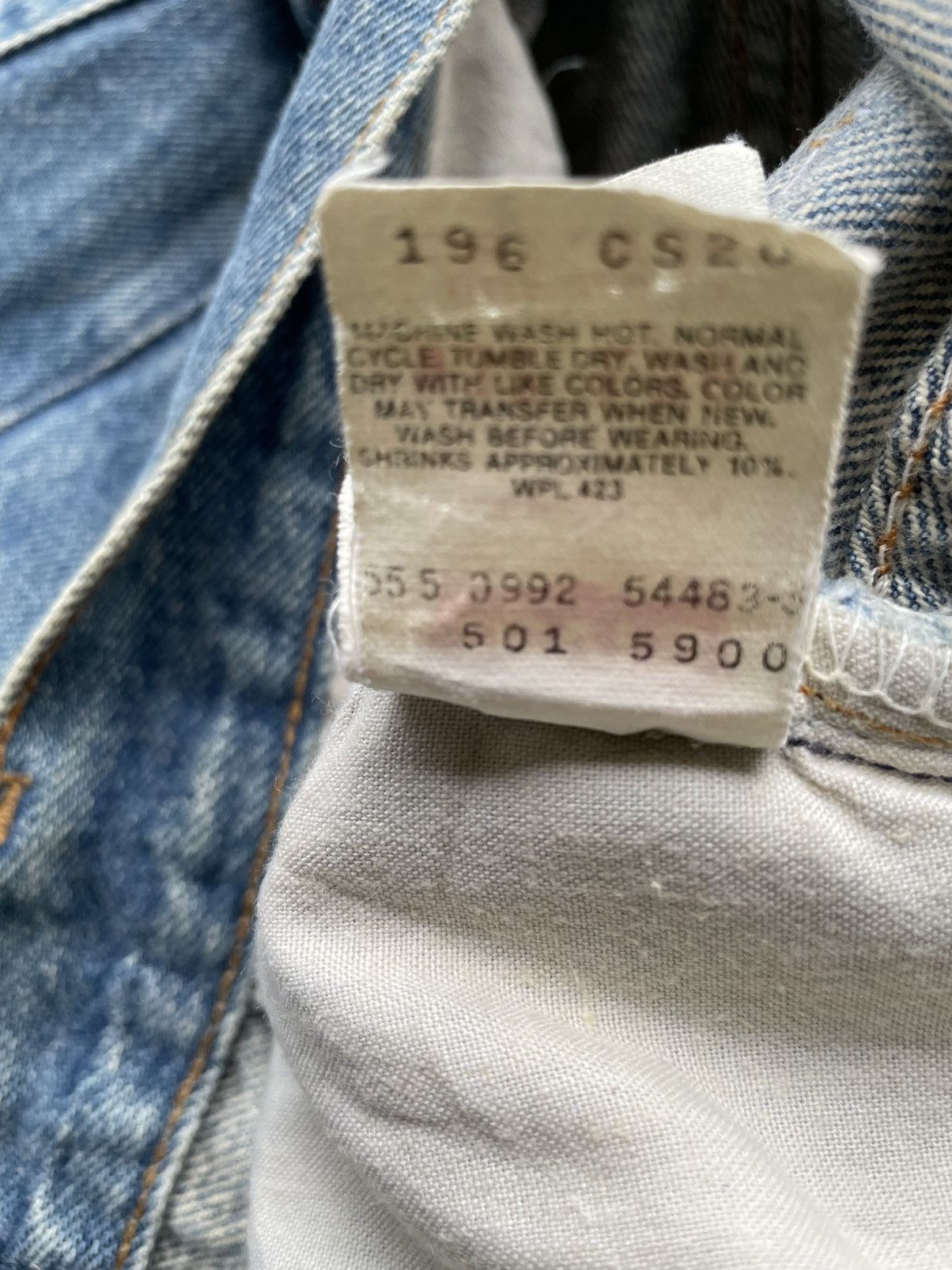Levi's Vintage Levi’s 501 XX 1992 Usa Aging Faded Wash Denim Size US 30 / EU 46 - 13 Thumbnail