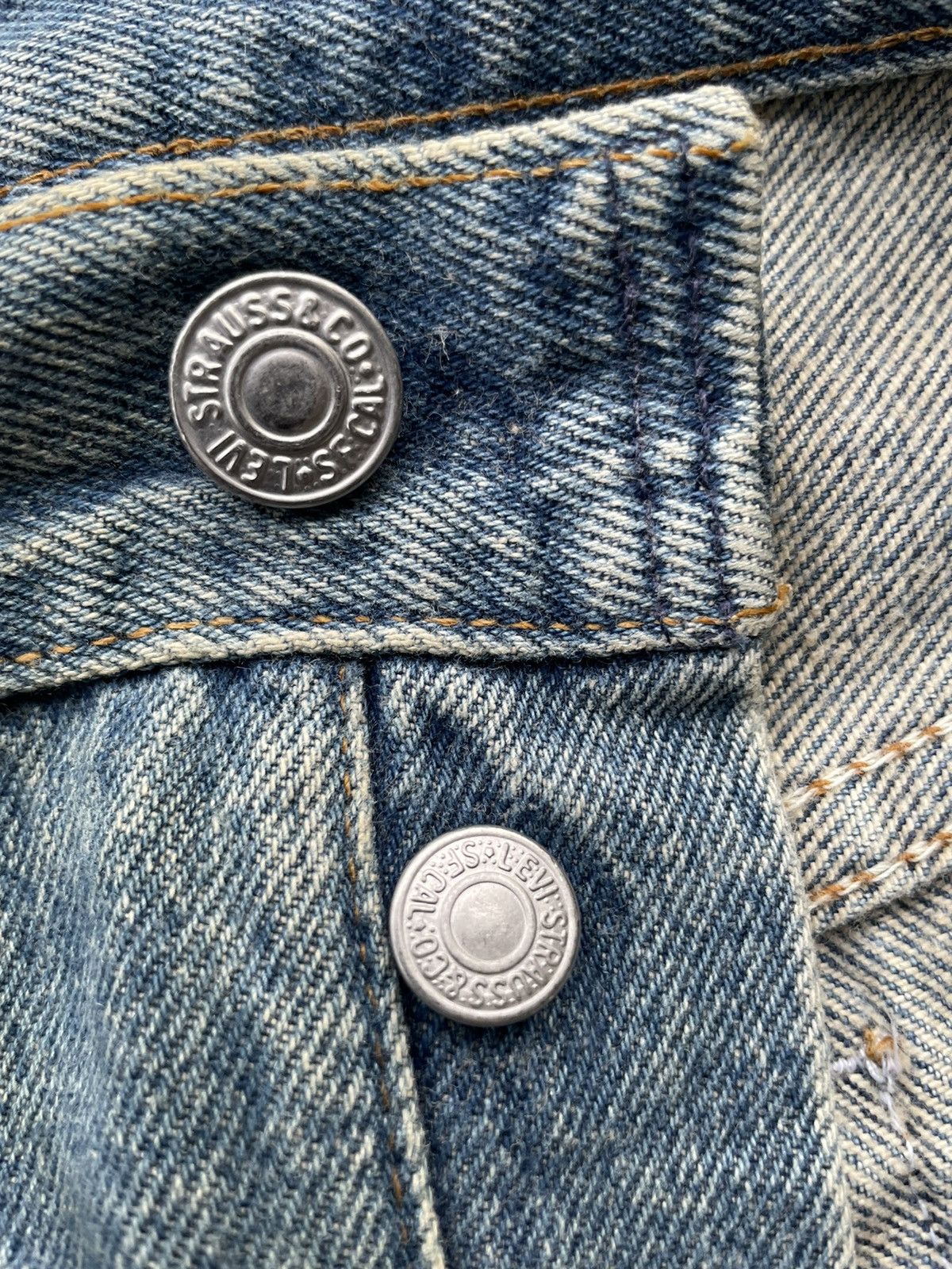Levi's Vintage Levi’s 501 XX 1992 Usa Aging Faded Wash Denim Size US 30 / EU 46 - 18 Thumbnail