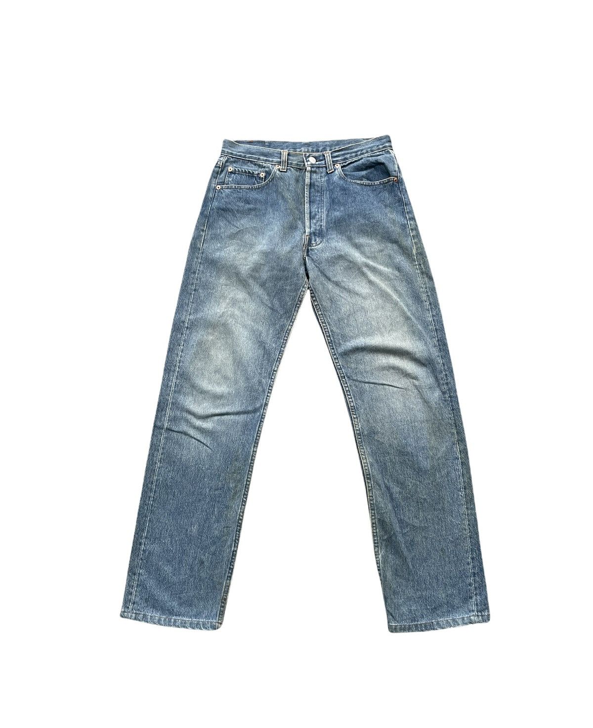 Levi's Vintage Levi’s 501 XX 1992 Usa Aging Faded Wash Denim Size US 30 / EU 46 - 1 Thumbnail