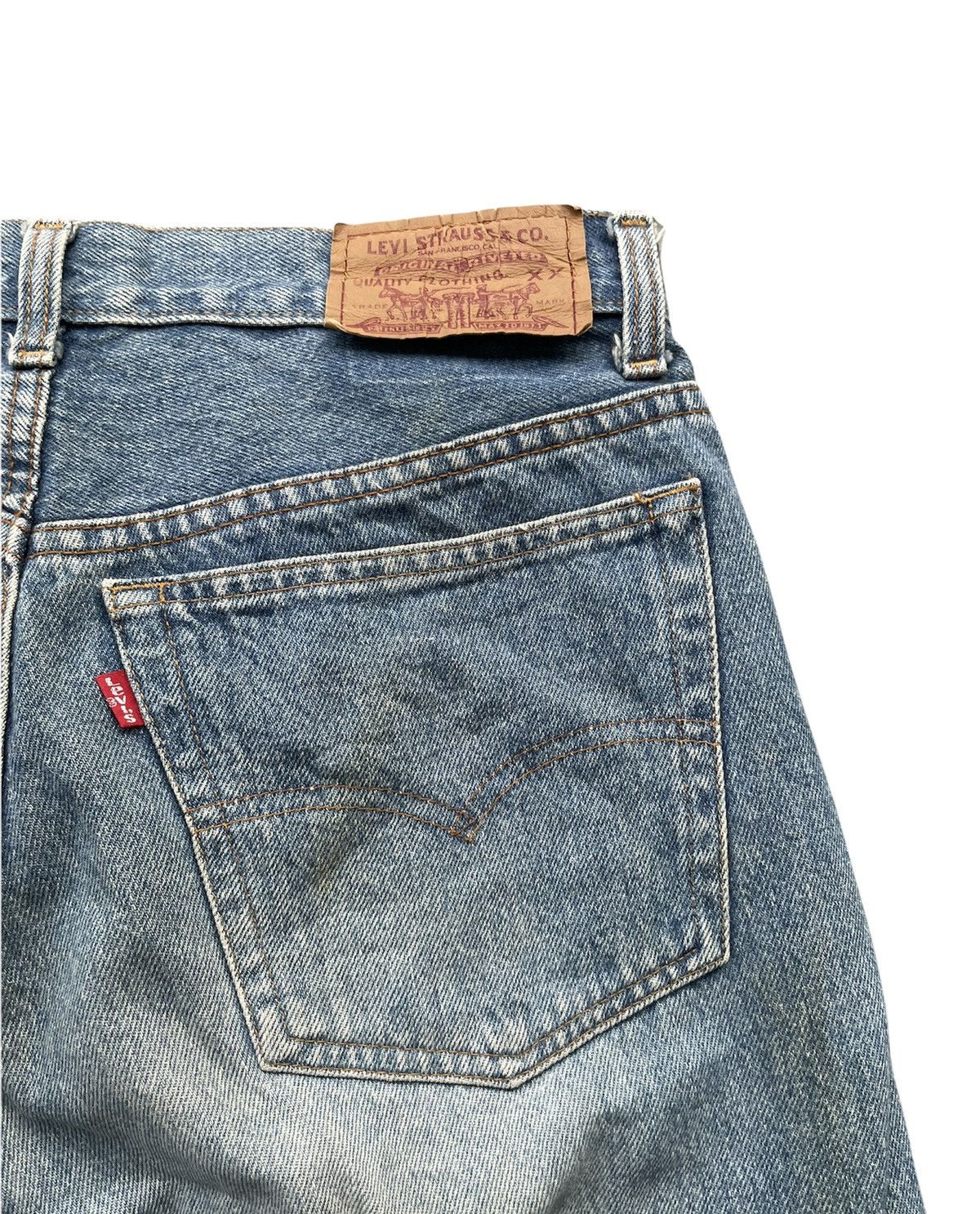 Levi's Vintage Levi’s 501 XX 1992 Usa Aging Faded Wash Denim Size US 30 / EU 46 - 10 Thumbnail