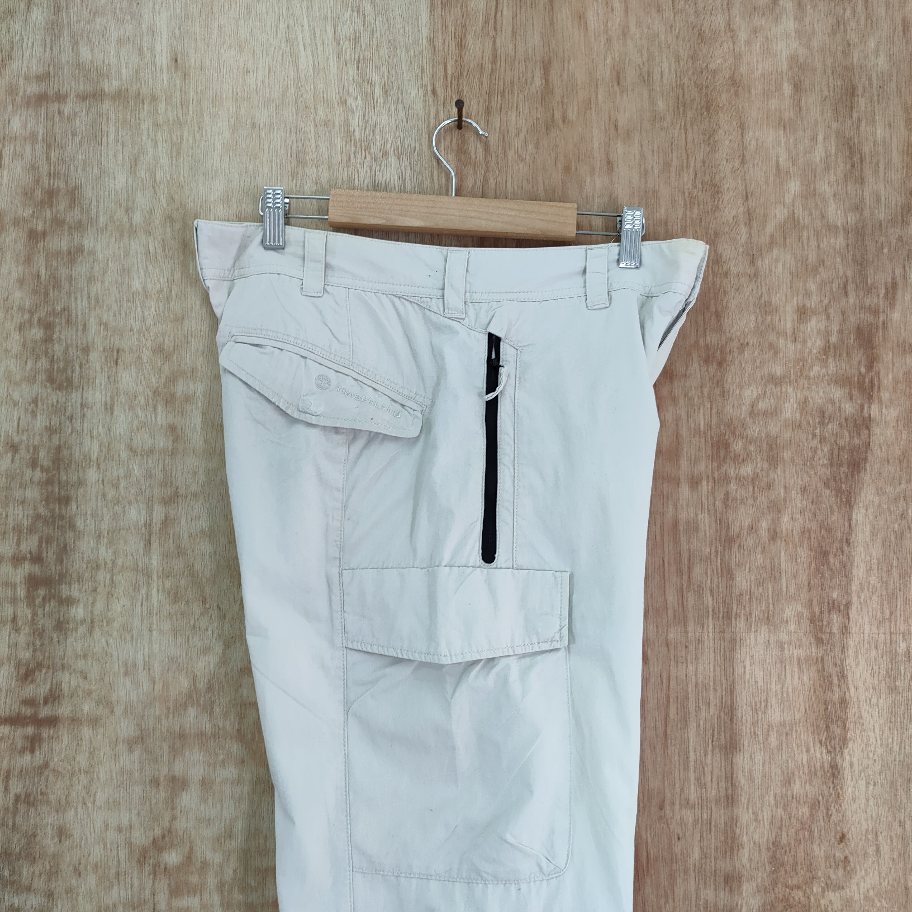 Timberland × Vintage VINTAGE TIMBERLAND WHITE CARGO PANTS Size US 32 / EU 48 - 6 Thumbnail