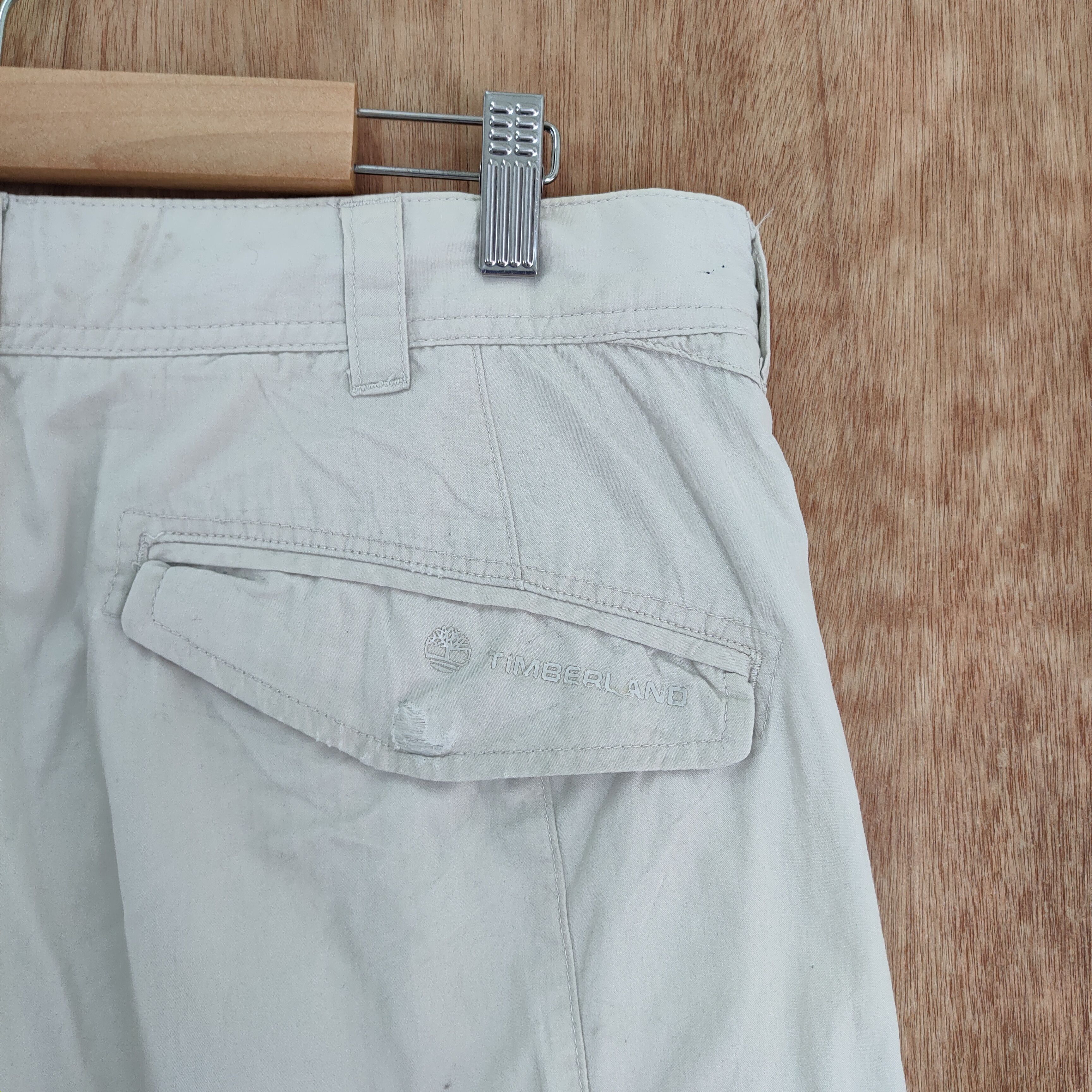 Timberland × Vintage VINTAGE TIMBERLAND WHITE CARGO PANTS Size US 32 / EU 48 - 13 Thumbnail