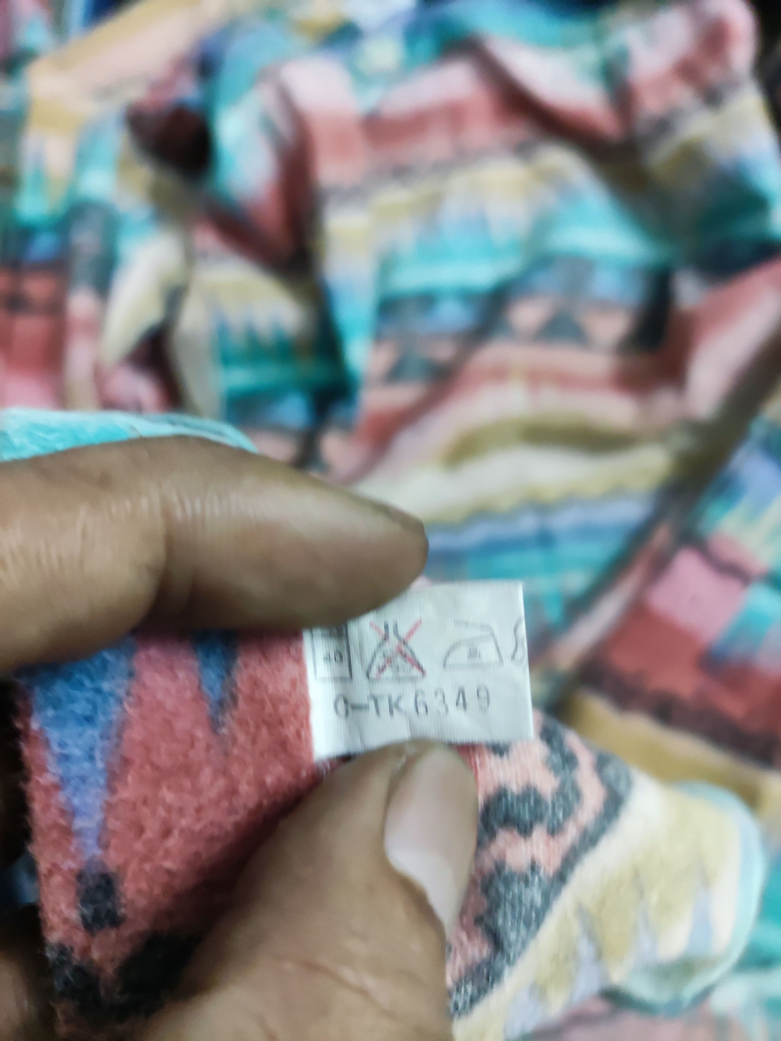 Japanese Brand Vintage Navajo Native Fleece Shirt Button Up Size US M / EU 48-50 / 2 - 5 Thumbnail