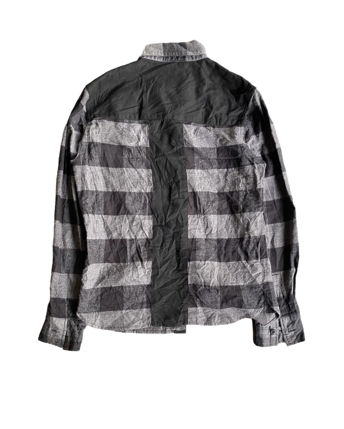 Number (N)ine Cross Black check wool blend Size US M / EU 48-50 / 2 - 1 Thumbnail