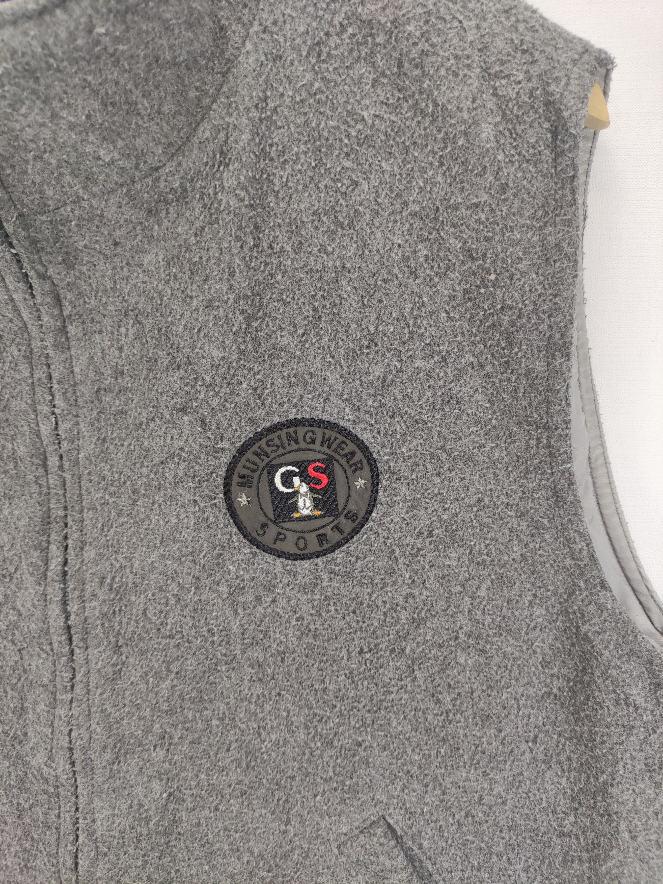 Japanese Brand Vintage Munsingwear Fleece Vest Zipper Size US M / EU 48-50 / 2 - 2 Thumbnail