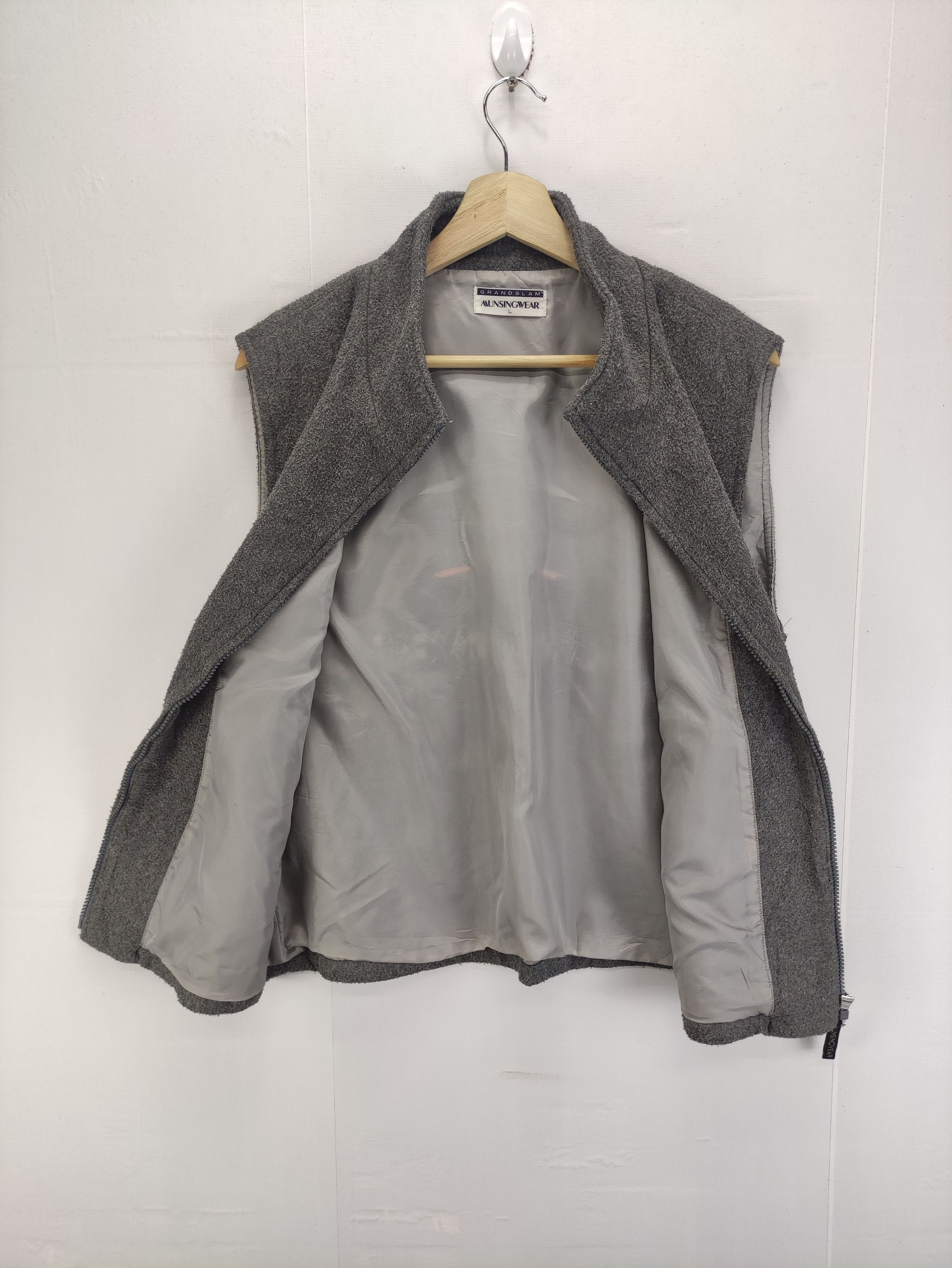 Japanese Brand Vintage Munsingwear Fleece Vest Zipper Size US M / EU 48-50 / 2 - 5 Thumbnail