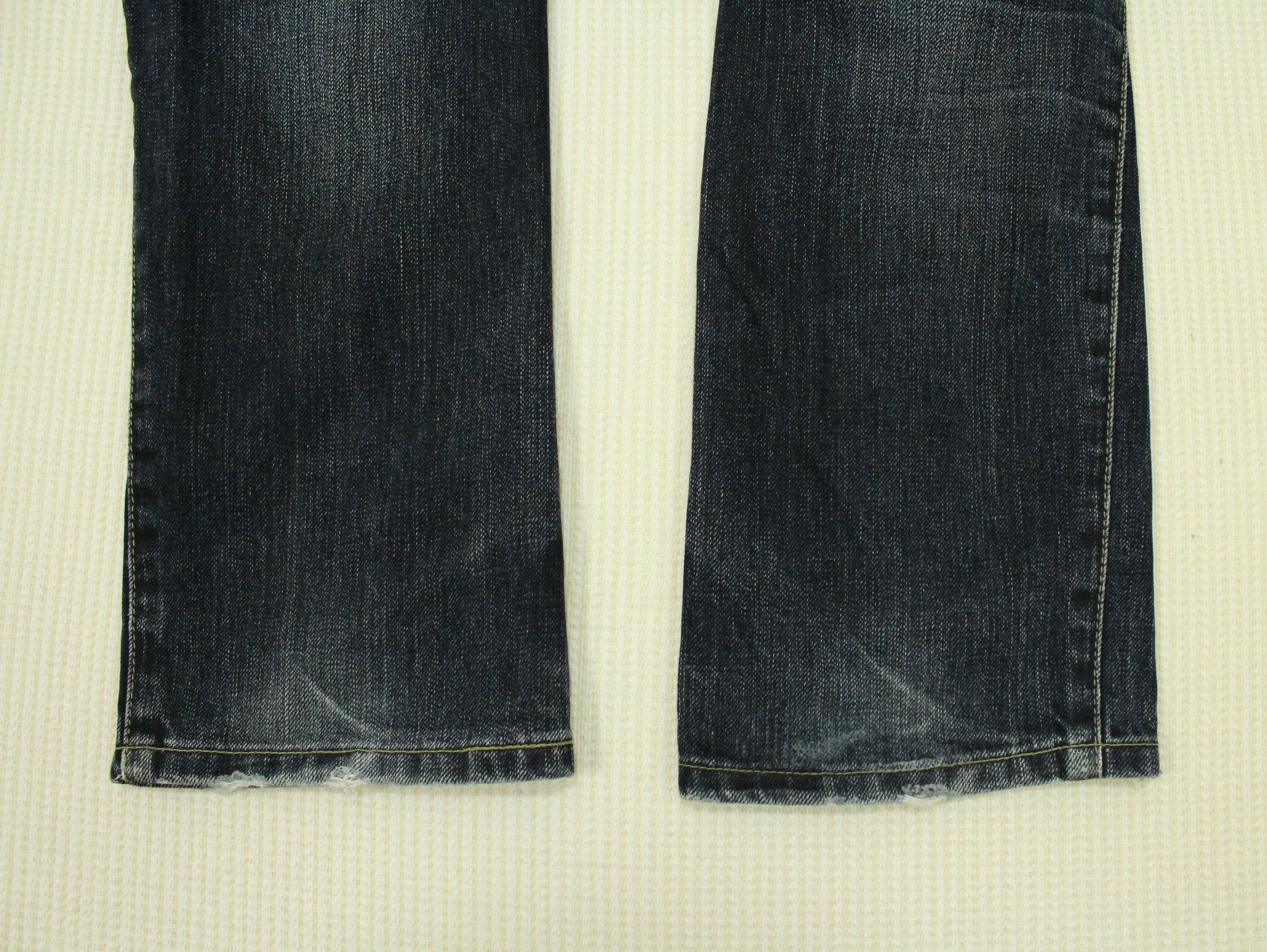 Marithe + Francois Girbaud Asymmetrical PPFM Denim Jeans Drop Crotch Size US 33 - 7 Thumbnail