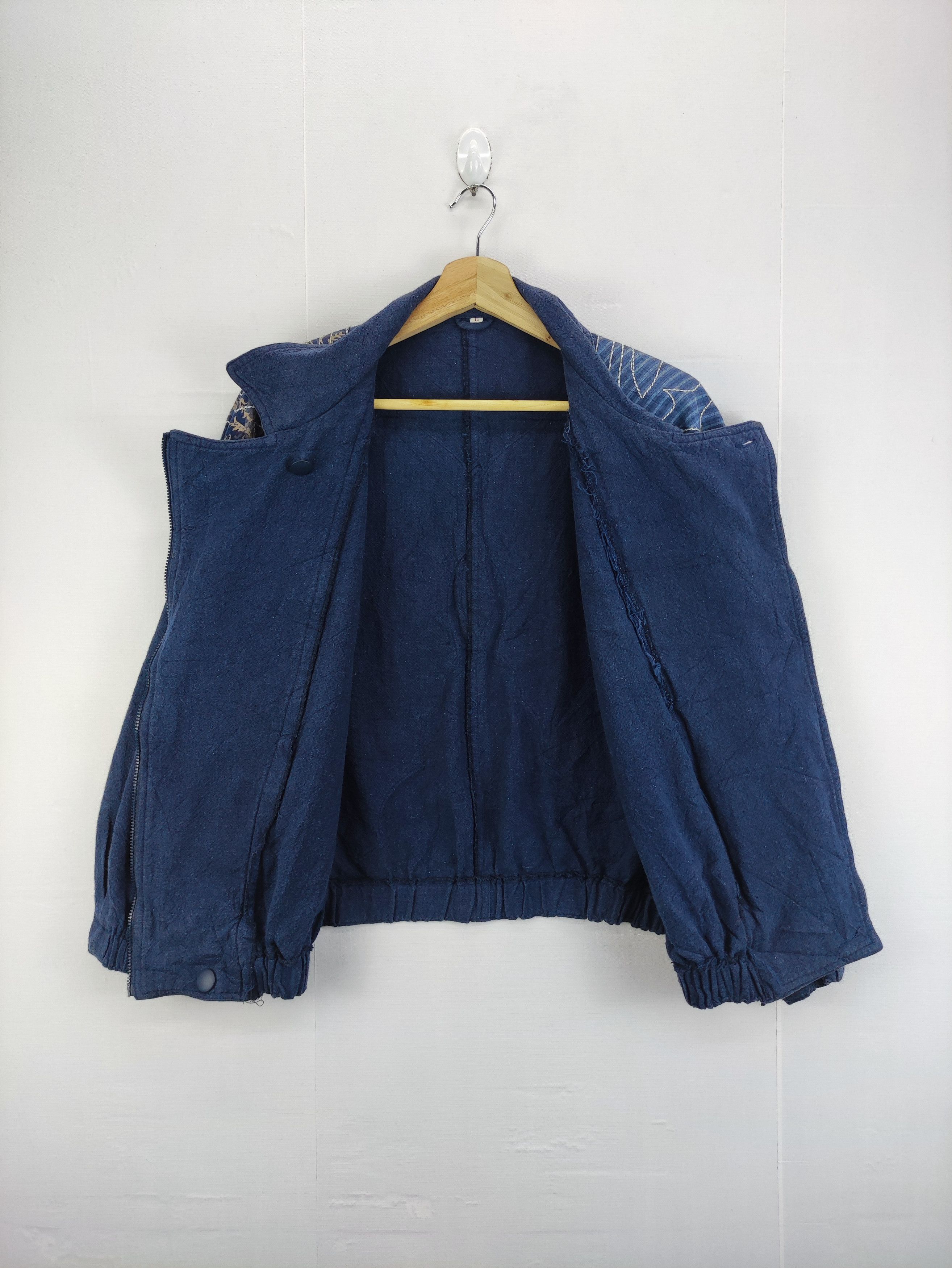 Vintage Butterfly Embroidered Jacket Zipper